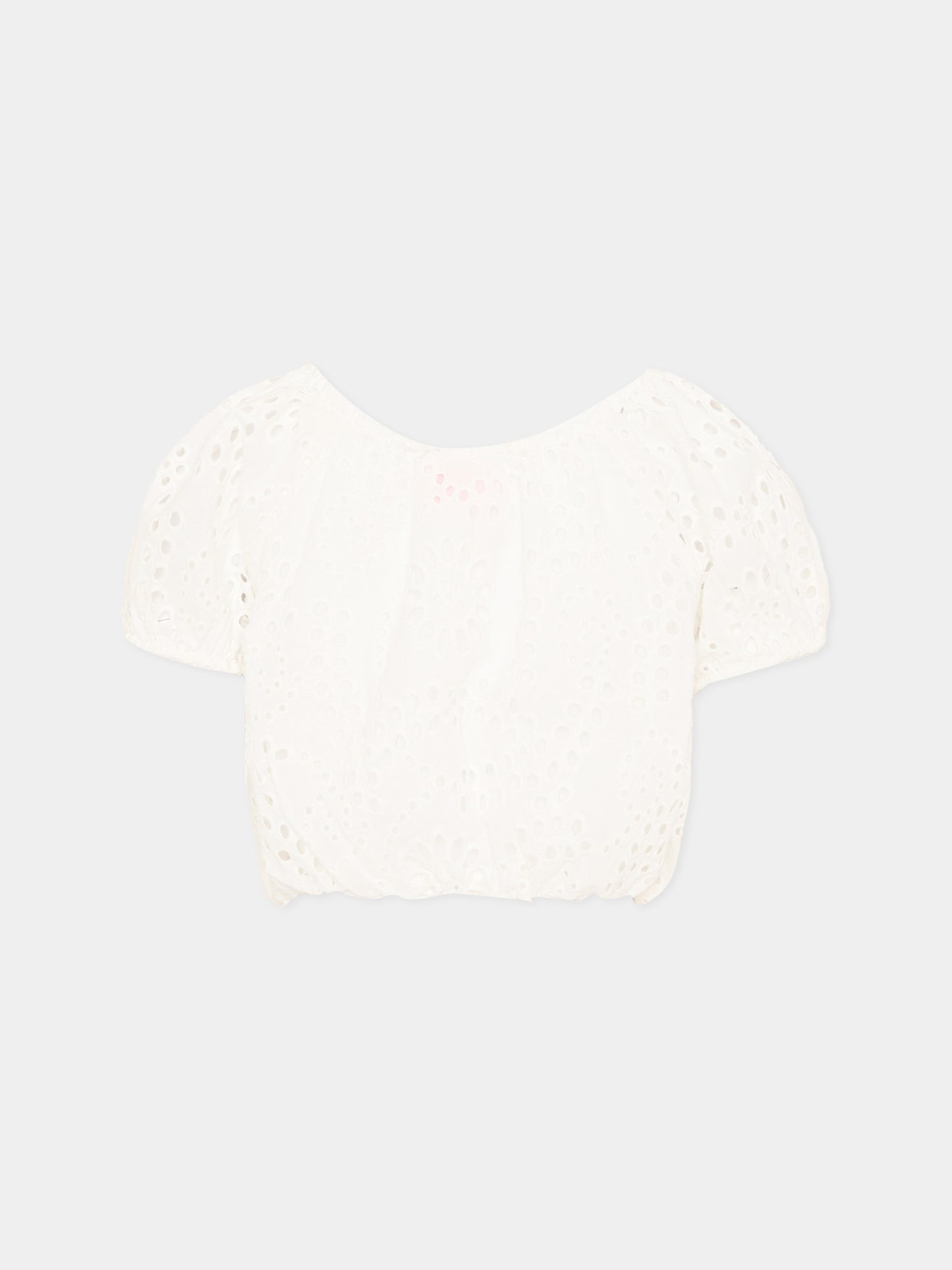 Top bianco Giada Jr per bambina,Mc2 Saint Barth,GIA0001 01444L