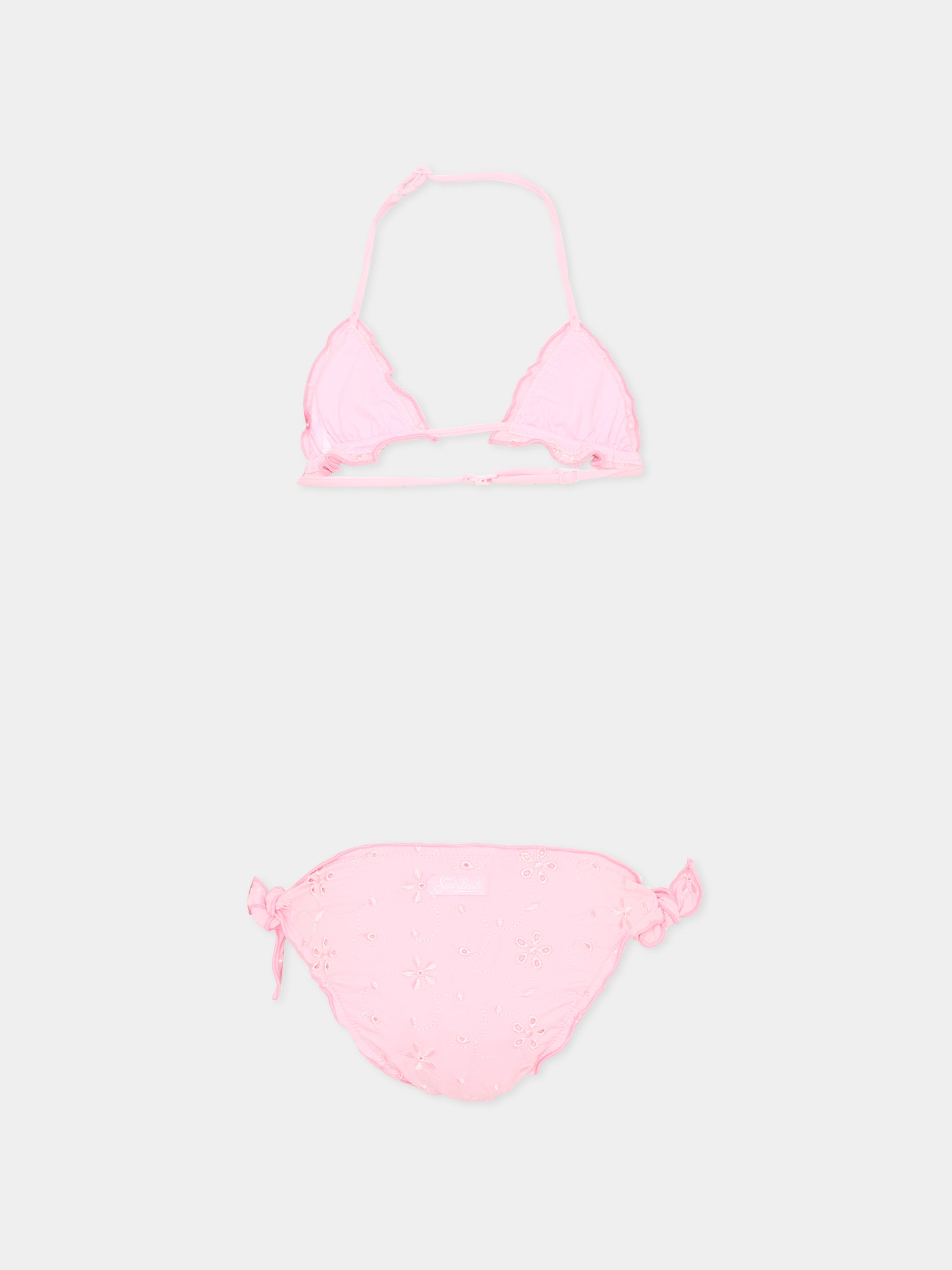 Slip e bikini rosa Cris per bambina,Mc2 Saint Barth,CRIS001 00705L