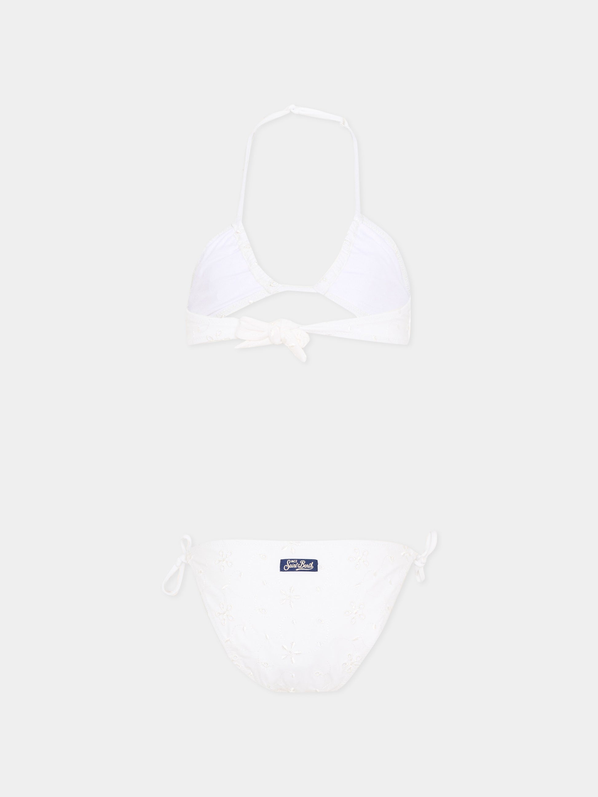 Slip e bikini bianco Aryanna per bambina,Mc2 Saint Barth,ARY00002 00053L