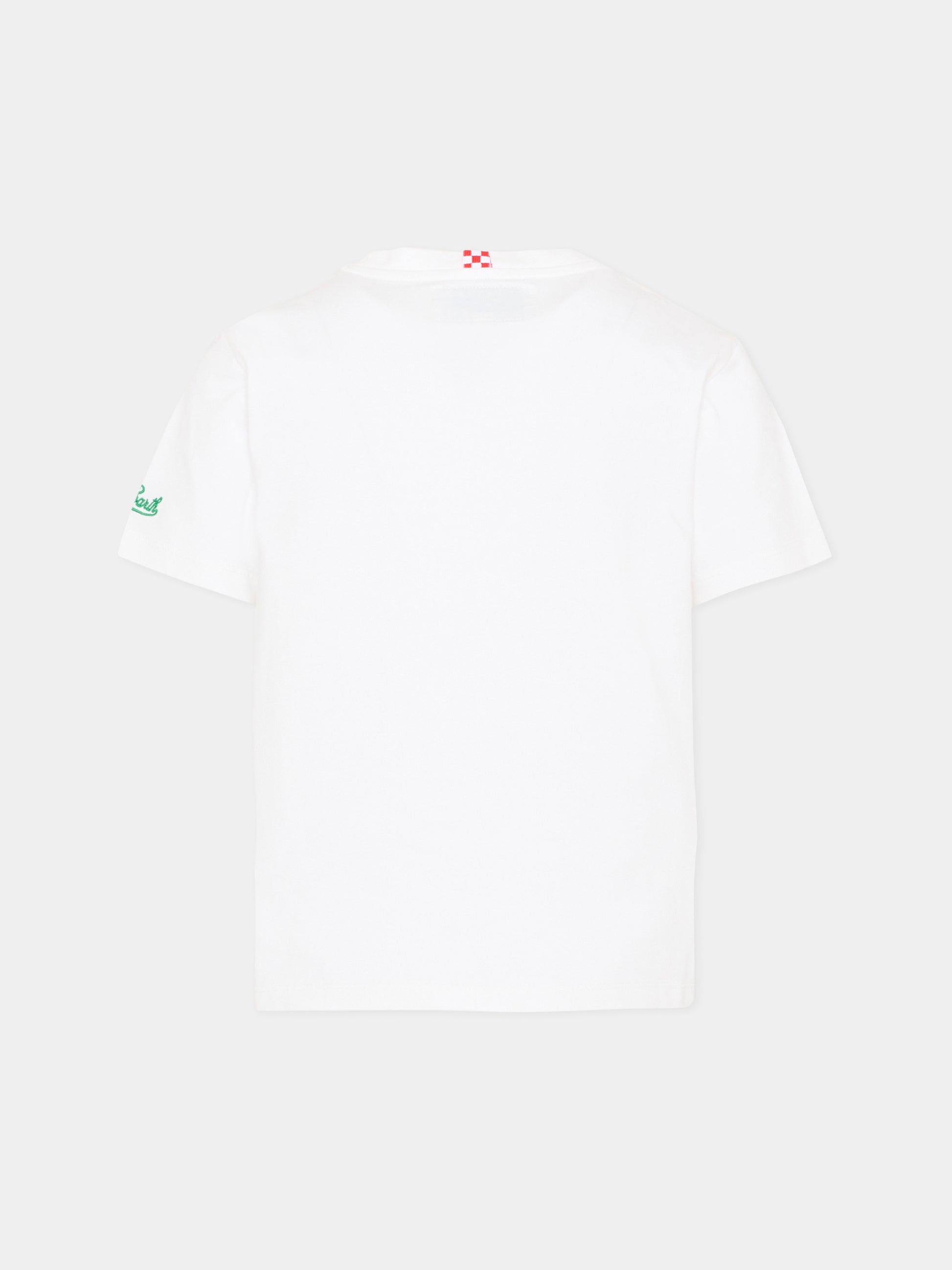 T-shirt bianca Denver JR per bambino Peanuts,Mc2 Saint Barth,DNV0001 02621L