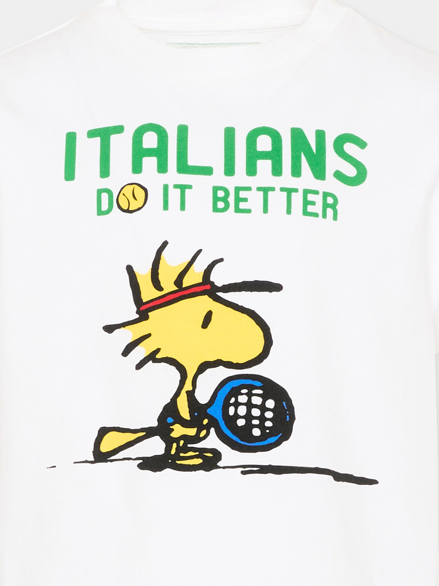 T-shirt bianca Denver JR per bambino Peanuts,Mc2 Saint Barth,DNV0001 02621L