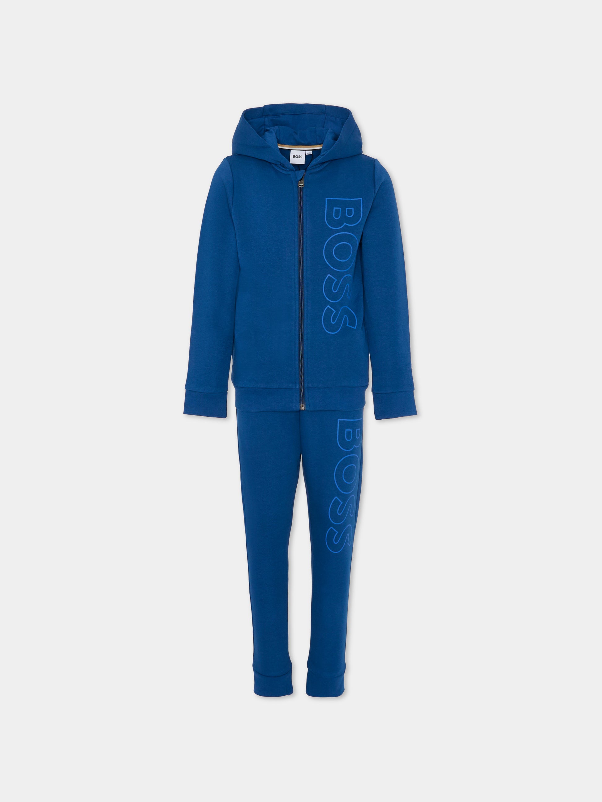 Completo blu per bambino con logo,Boss,J51134 86P