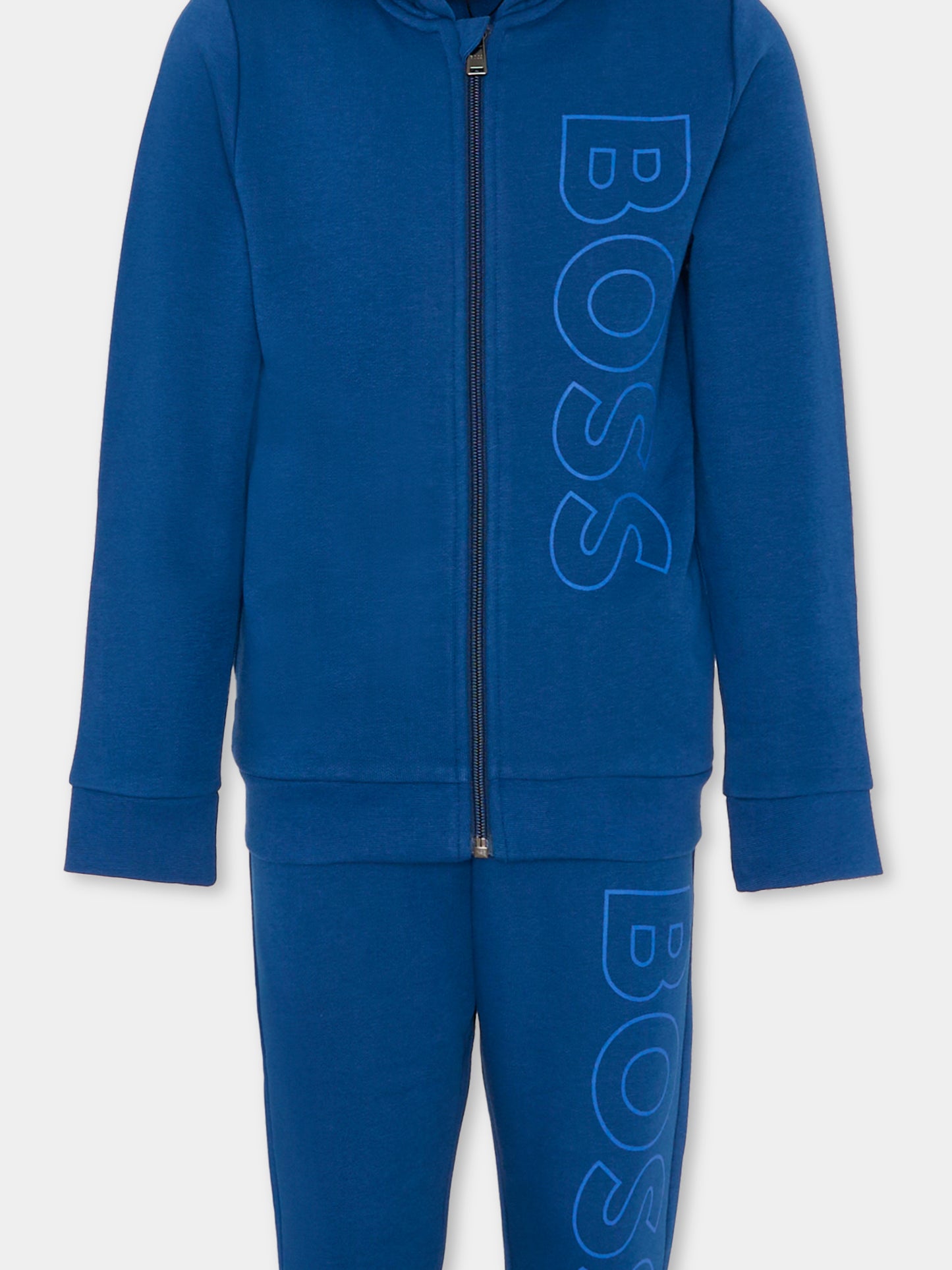 Completo blu per bambino con logo,Boss,J51134 86P