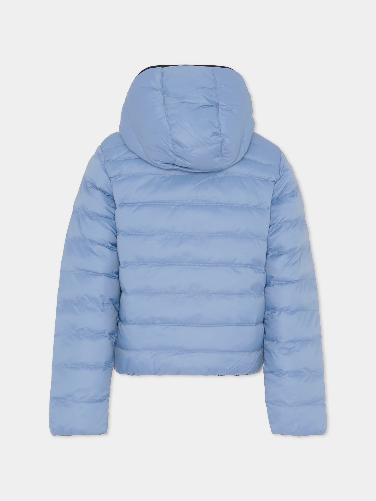 Piumino blu reversibile per bambino con logo,Boss,J51235 049