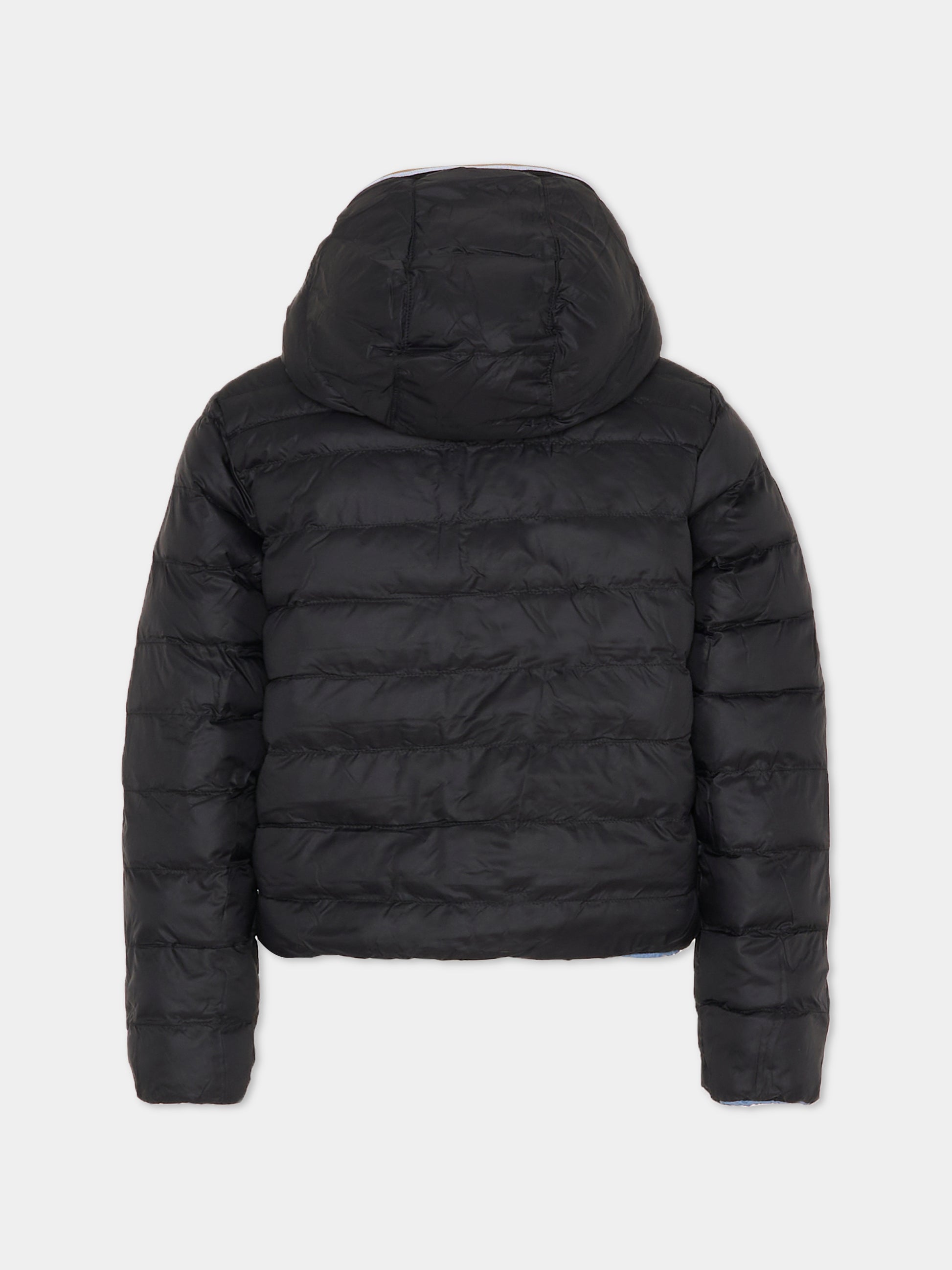 Piumino blu reversibile per bambino con logo,Boss,J51235 049