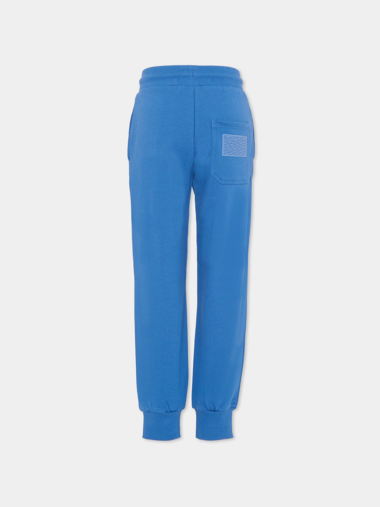 Pantaloni blu per bambino con logo,Marc Jacobs,W60315 820