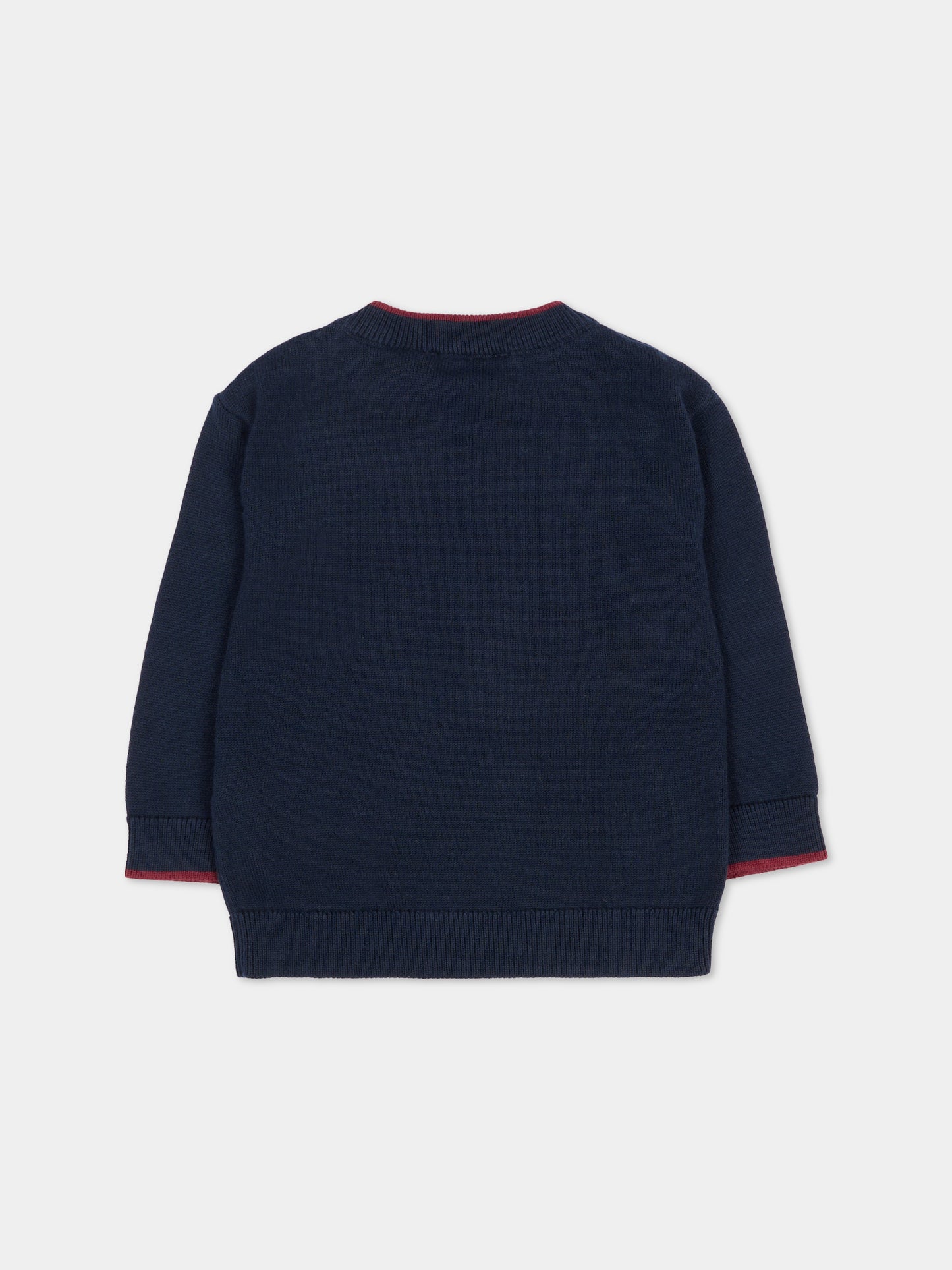 Maglione blu per neonato con dinosauro,Timberland,T60261 83D