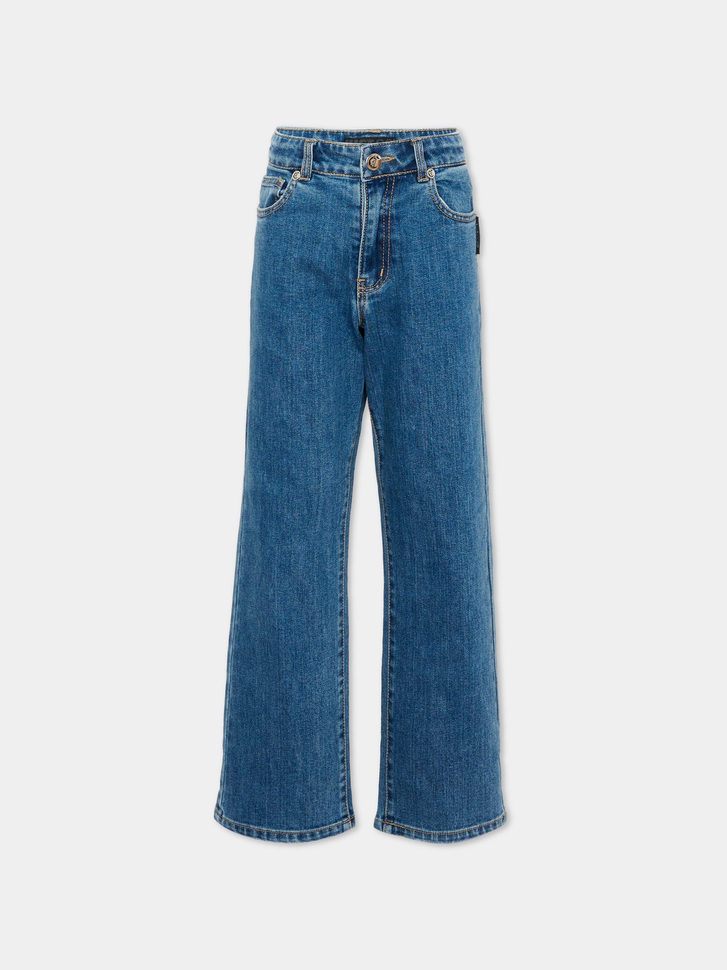 Jeans denim per bambino,Just Cavalli Kids,JBP26110JE DENIM STONEWASH