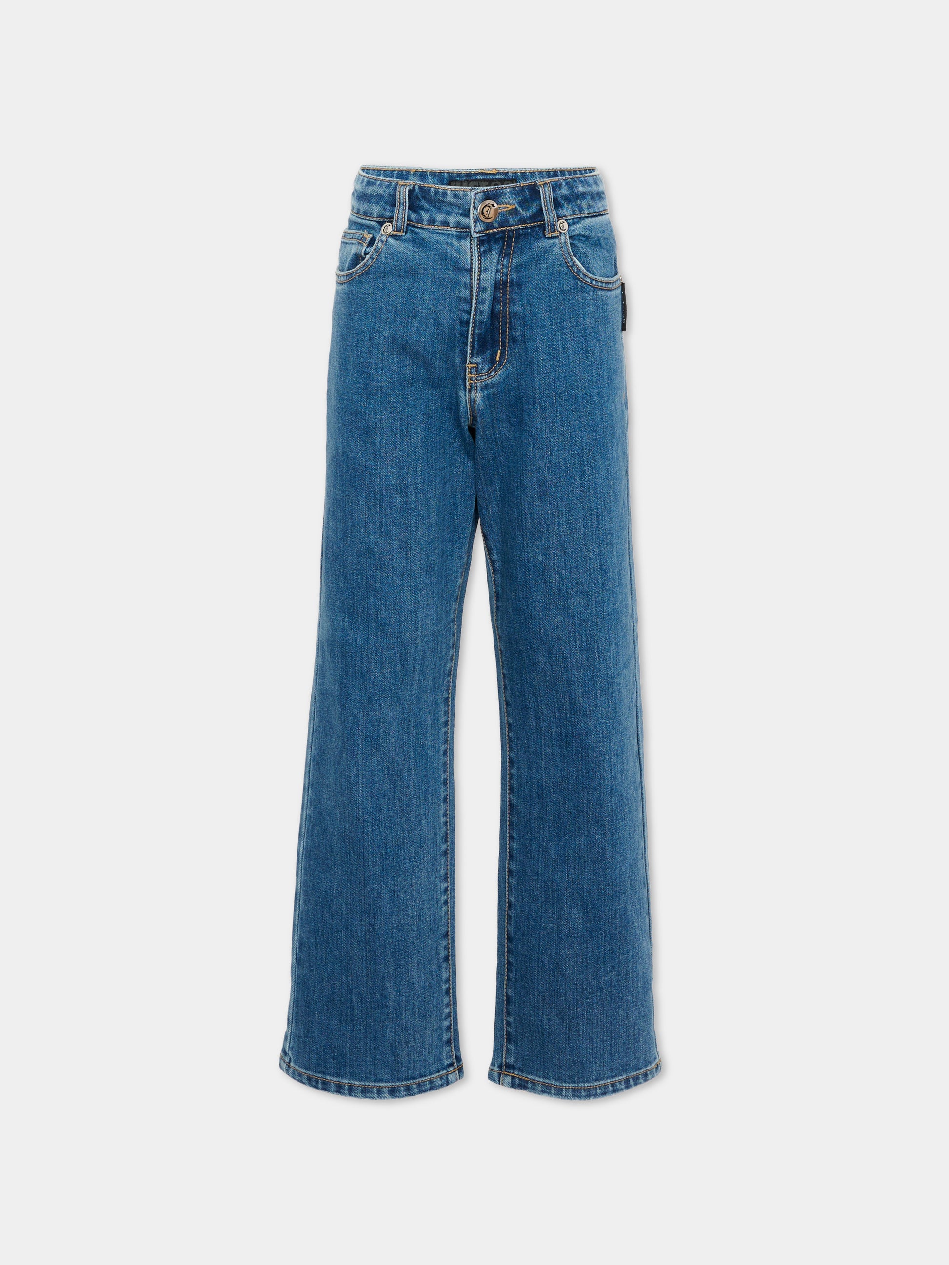 Jeans denim per bambino,Just Cavalli Kids,JBP26110JE DENIM STONEWASH