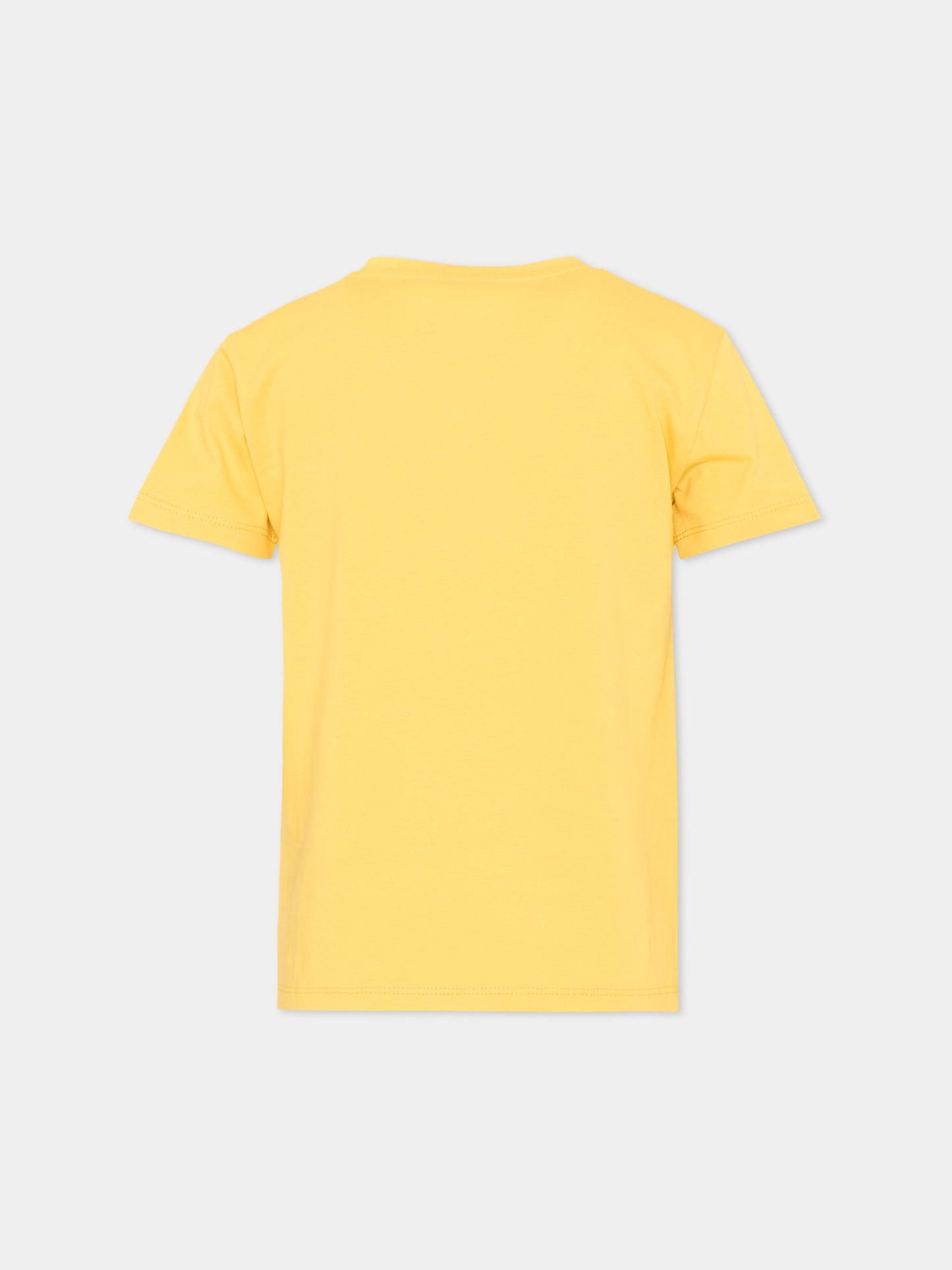 T-shirt gialla per bambino con logo,Just Cavalli Kids,JIP26047TS YELLOW DAFFODIL