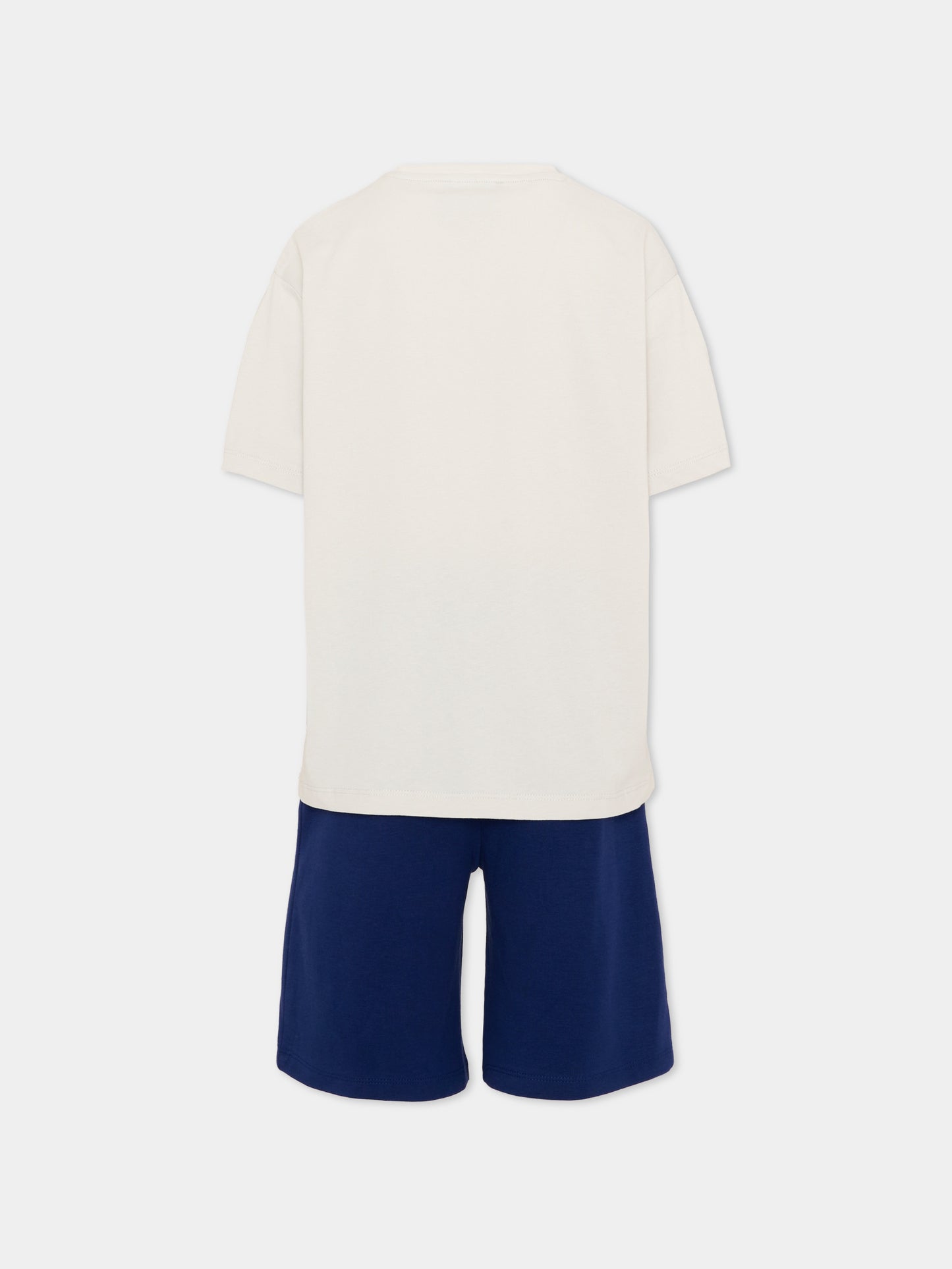Completo sportivo blu per bambino con logo,Richmond,RBP26019CJ BLUE VAPOR