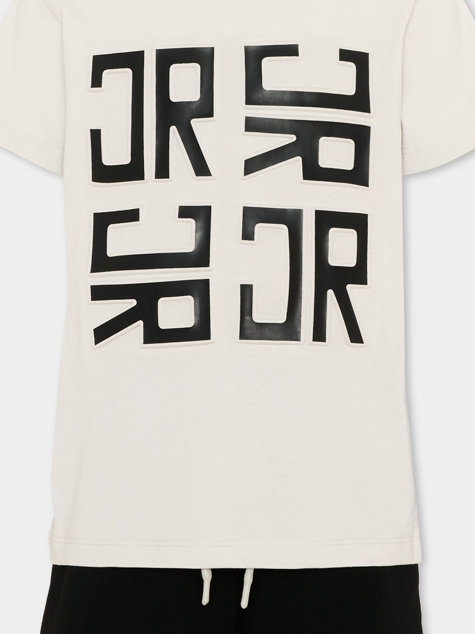 Completo sportivo grigio per bambino con logo,Richmond,RBP26007CJ BLUE VAPOR