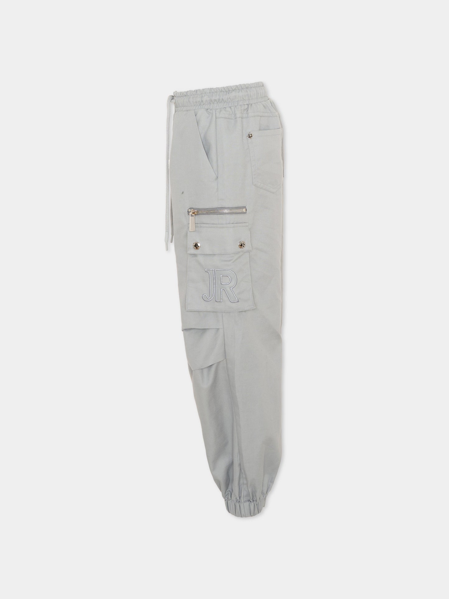 Pantalone grigio per bambino cargo,Richmond,RBP26049PA GREY ULTIMATE
