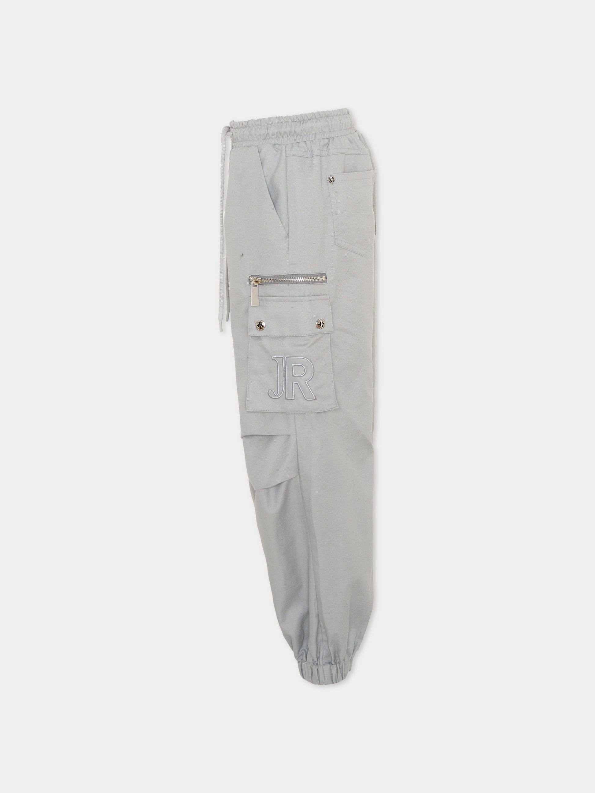 Pantalone grigio per bambino cargo,Richmond,RBP26049PA GREY ULTIMATE