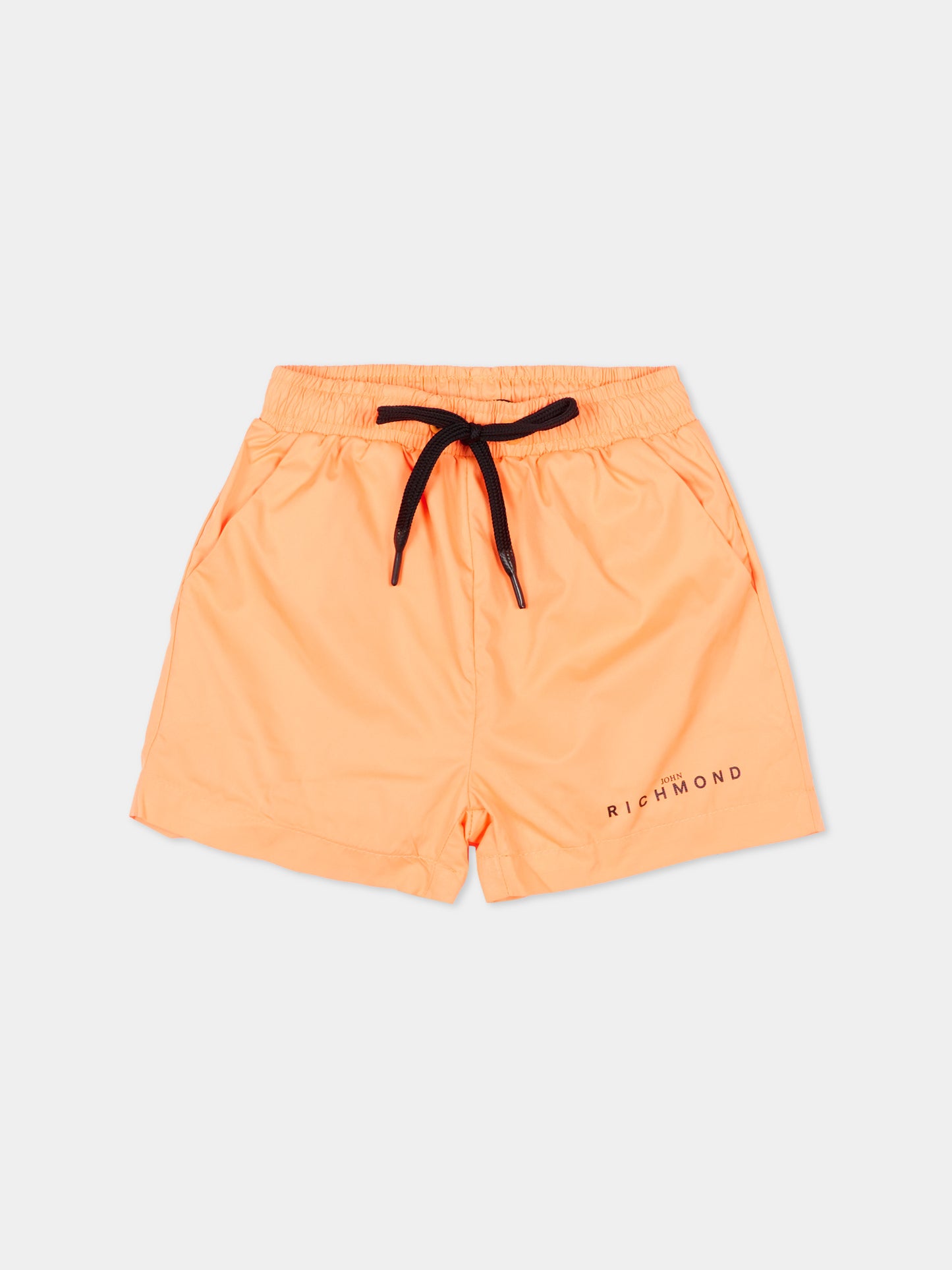 Boxer mare arancione per neonato con logo,Richmond,RIP26013CO ORANGE PEEL