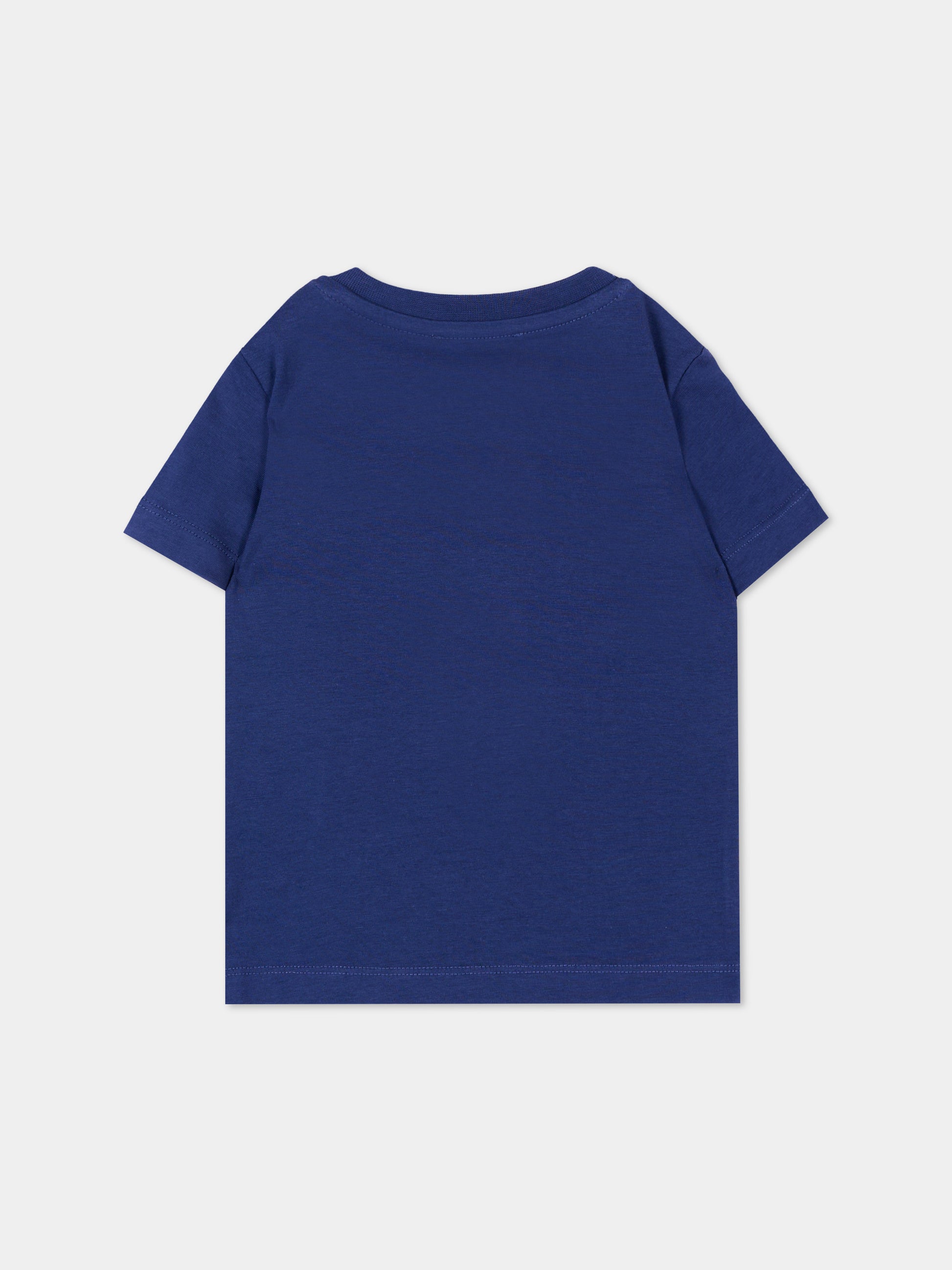 T-Shirt blu per neonato con logo,Richmond,RIP26017TS BLUE BEACON