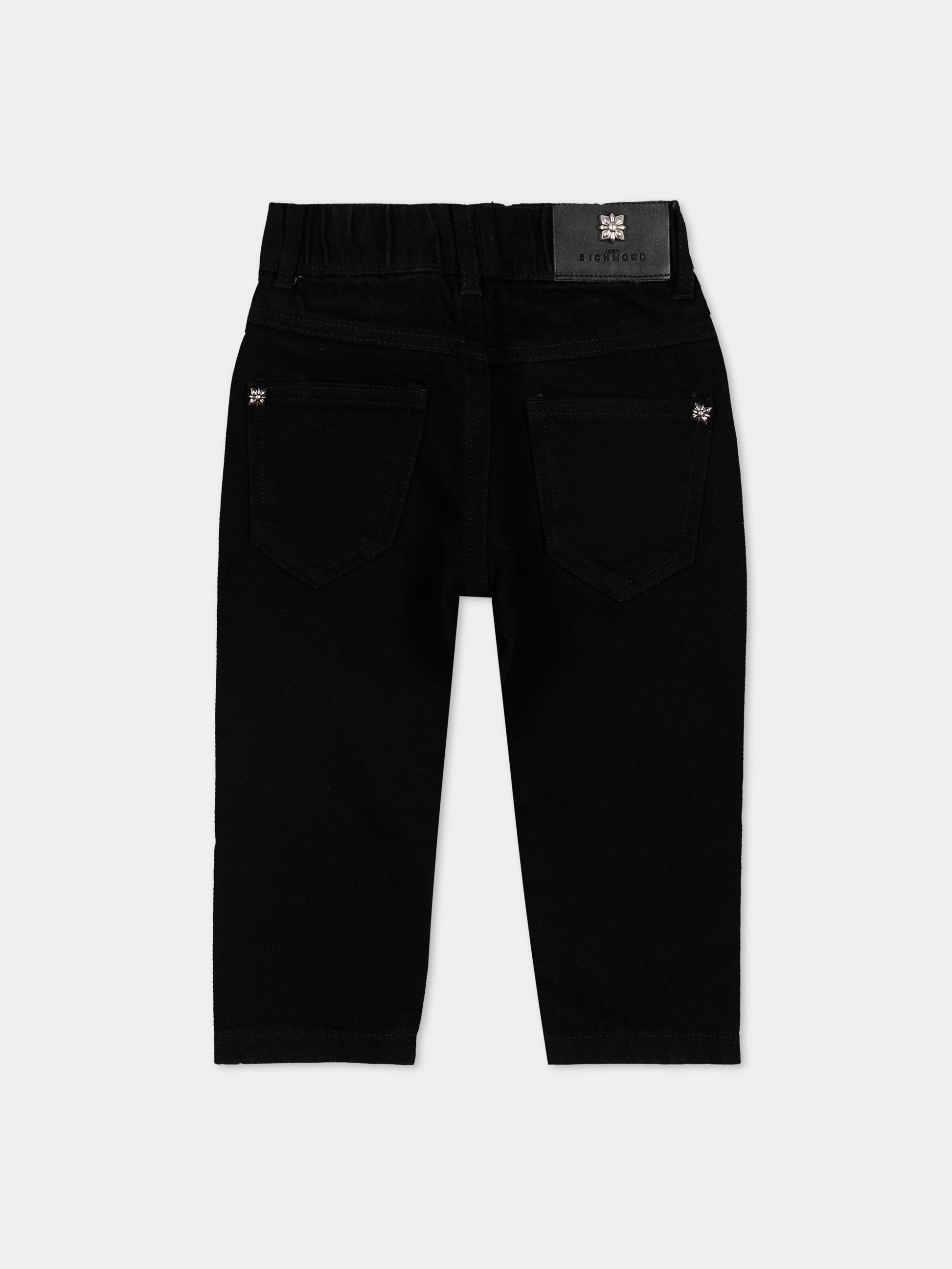 Jeans nero per neonato,Richmond,RIP26074JE BLACK