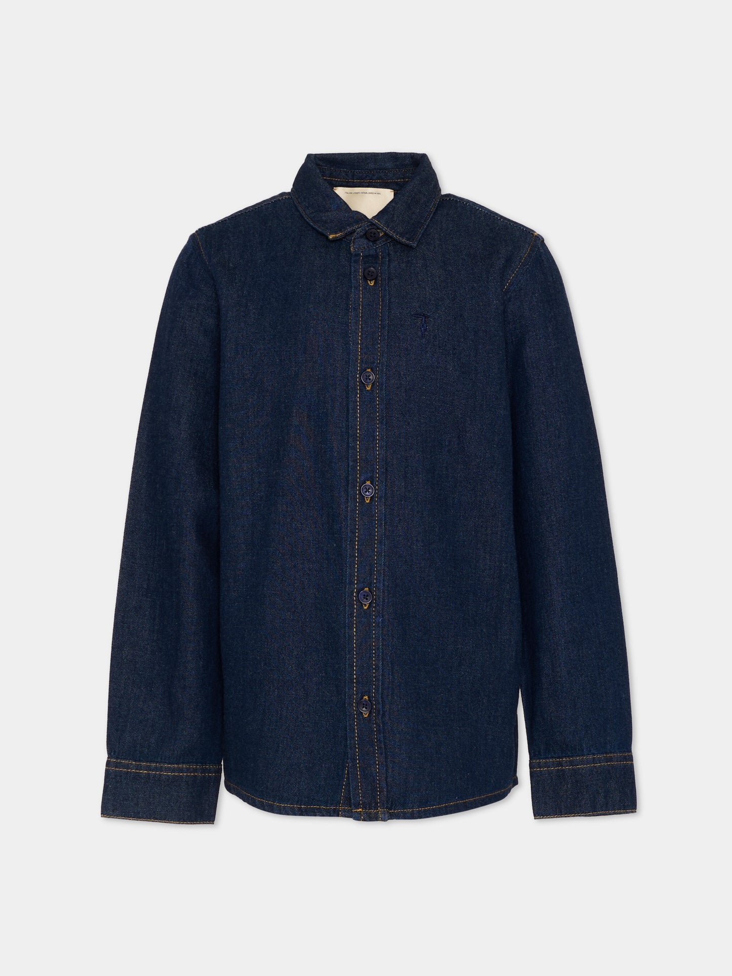 Camicia denim per bambino,Trussardi Junior,TBP26105CA DENIM RAW