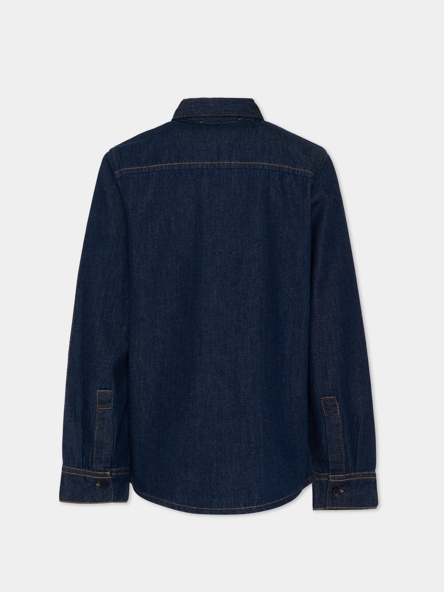 Camicia denim per bambino,Trussardi Junior,TBP26105CA DENIM RAW