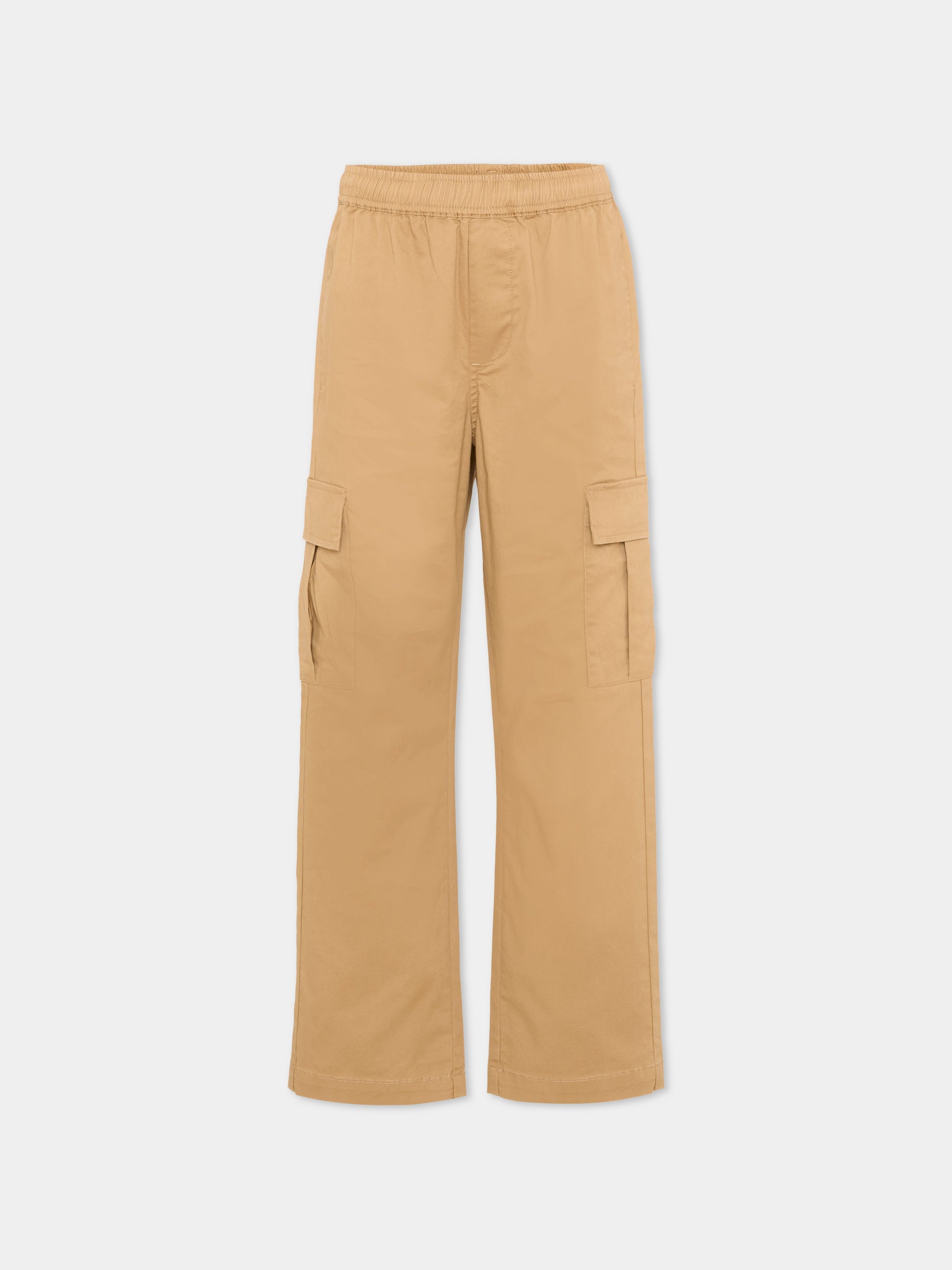 Pantalone marrone per bambino cargo,Trussardi Junior,TBP26133PA BROWN MACCHIATO
