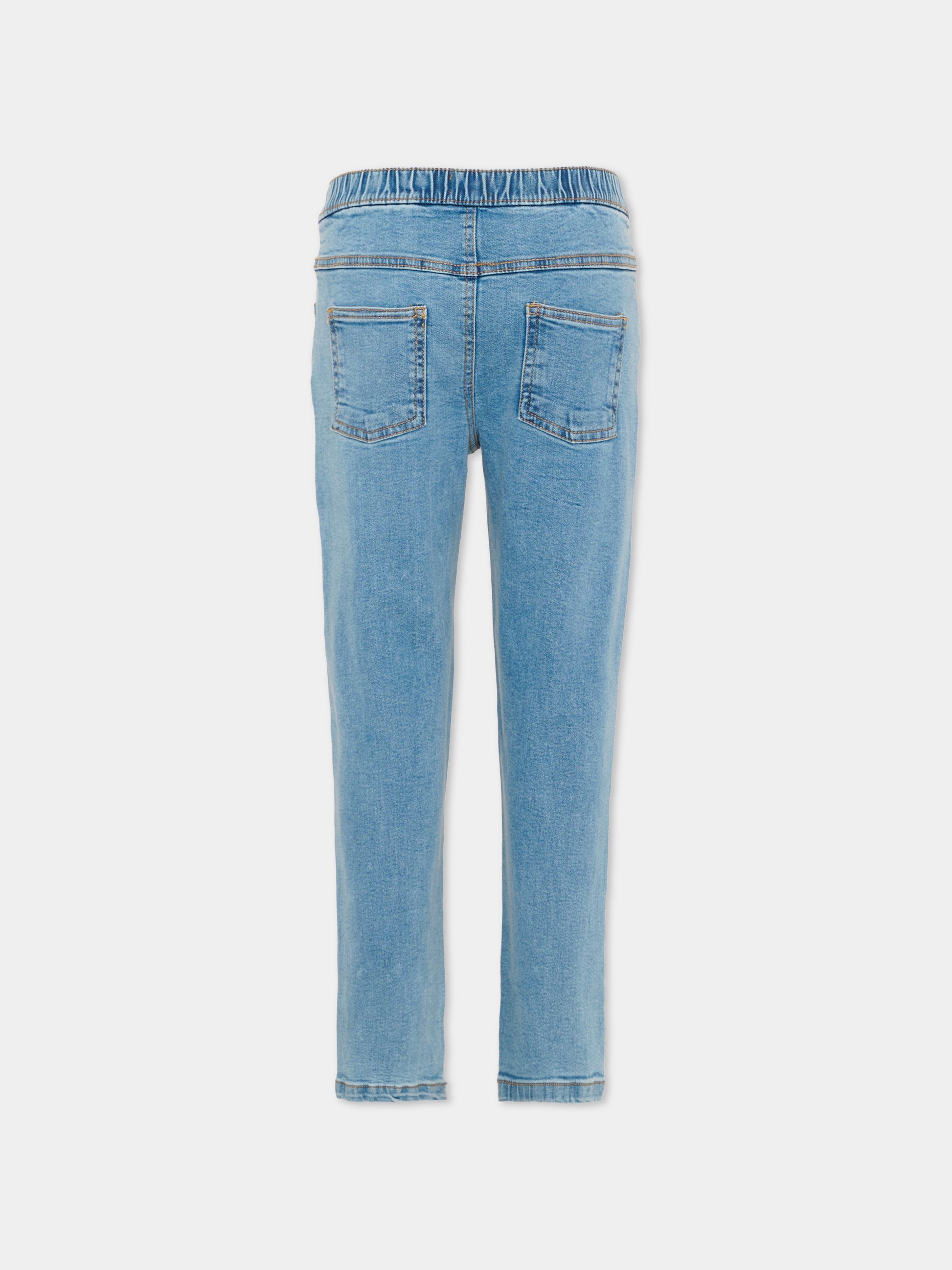 Jeans denim per bambina,Trussardi Junior,TIP26015JE DENIM BLUE MEDIUM