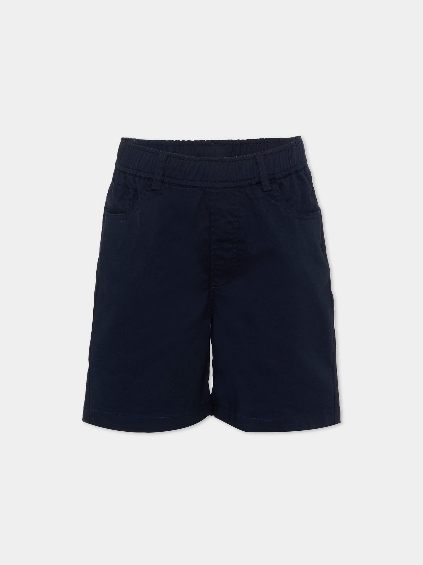 Shorts blu per bambino,Trussardi Junior,TIP26074BE BLUE ESTATE