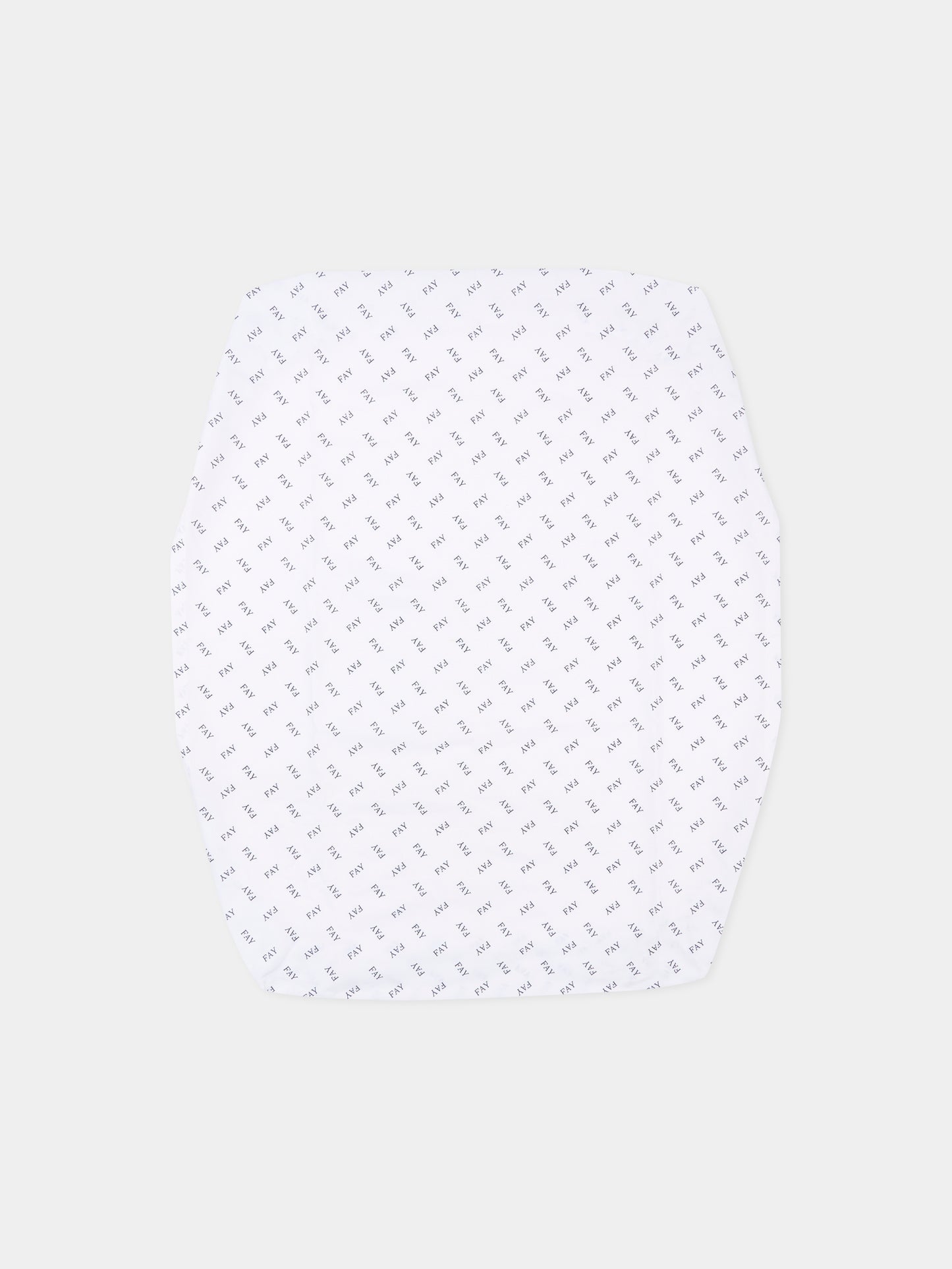 Set lenzuola bianco per neonato con logo,Fay Kids,FS0510 P0136 100BL