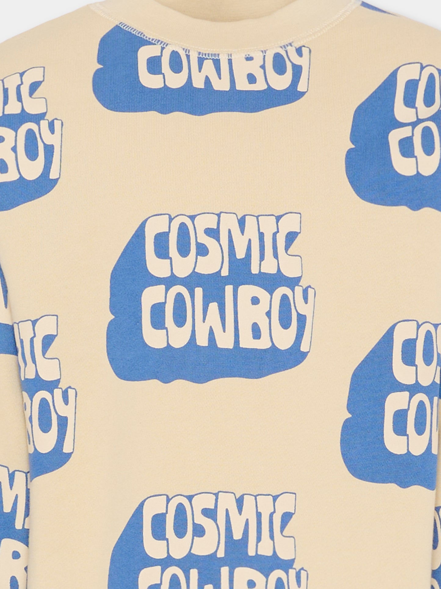 Felpa beige per bambino con scritta,Stella Mccartney Kids,TV4T00 Z2311 106MC