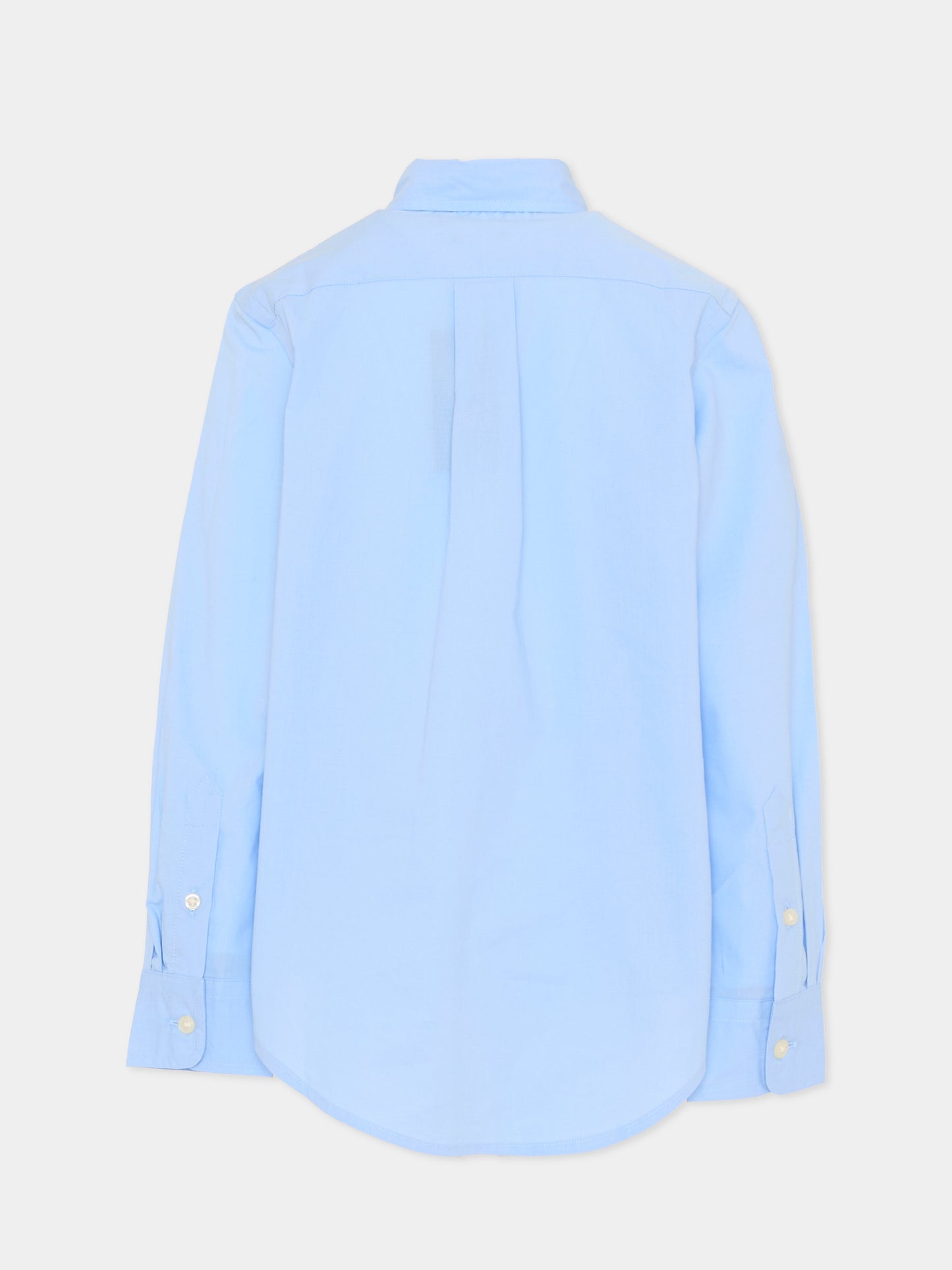 Camicia celeste per bambino con Pony,Ralph Lauren Kids,952199500
