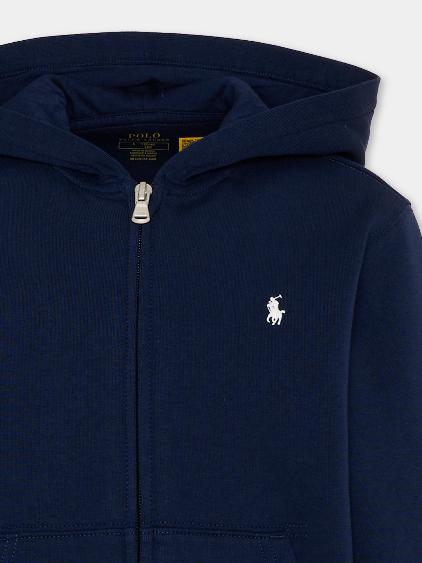 Felpa blu per bambini con Pony ricamato,Ralph Lauren Kids,A95762006