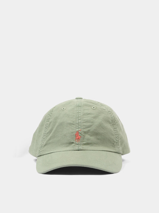 Cappello con visiera verde per bambini,Ralph Lauren Kids,B19183004