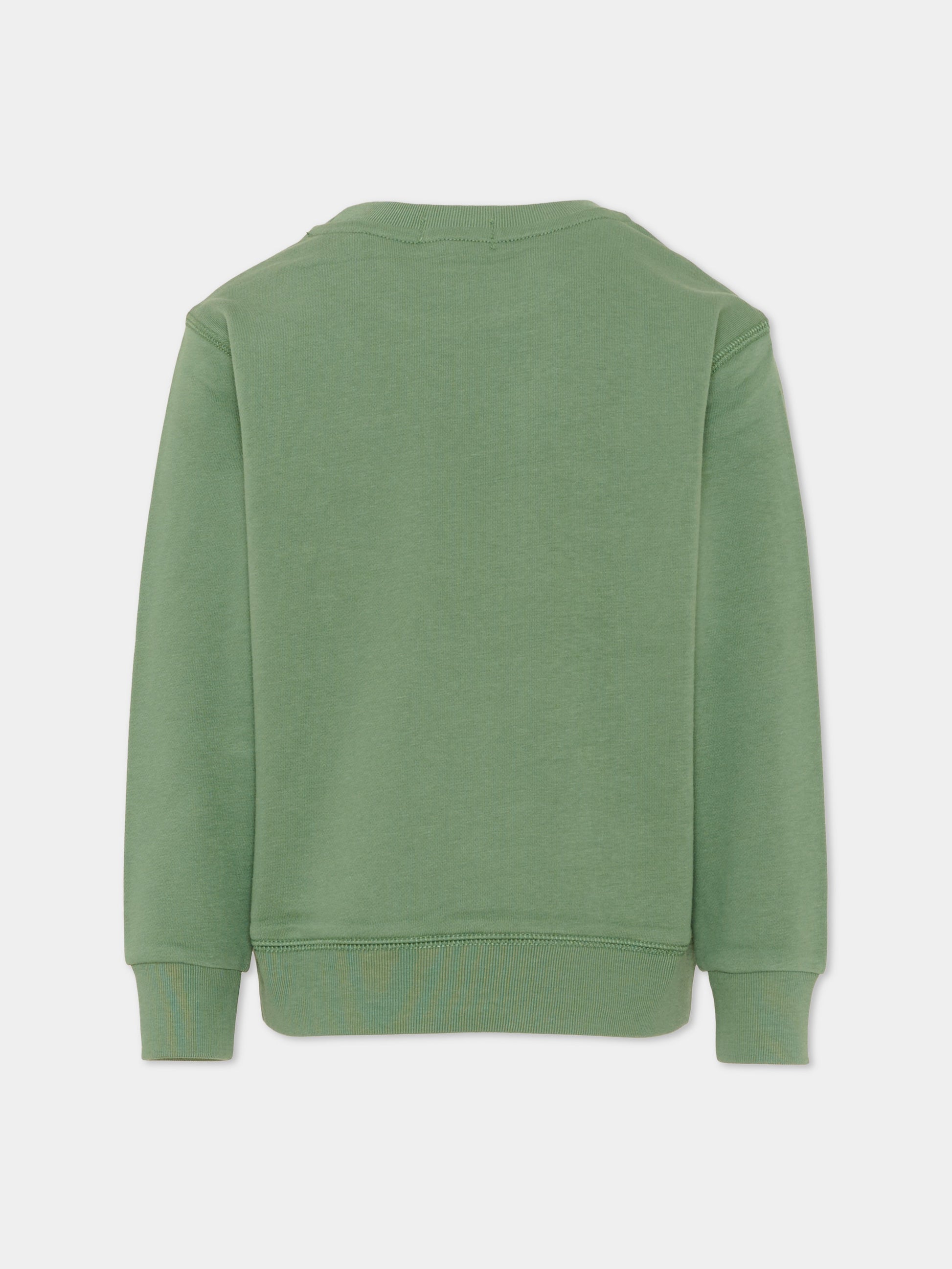Felpa verde per bambino con logo,Ralph Lauren Kids,971277500