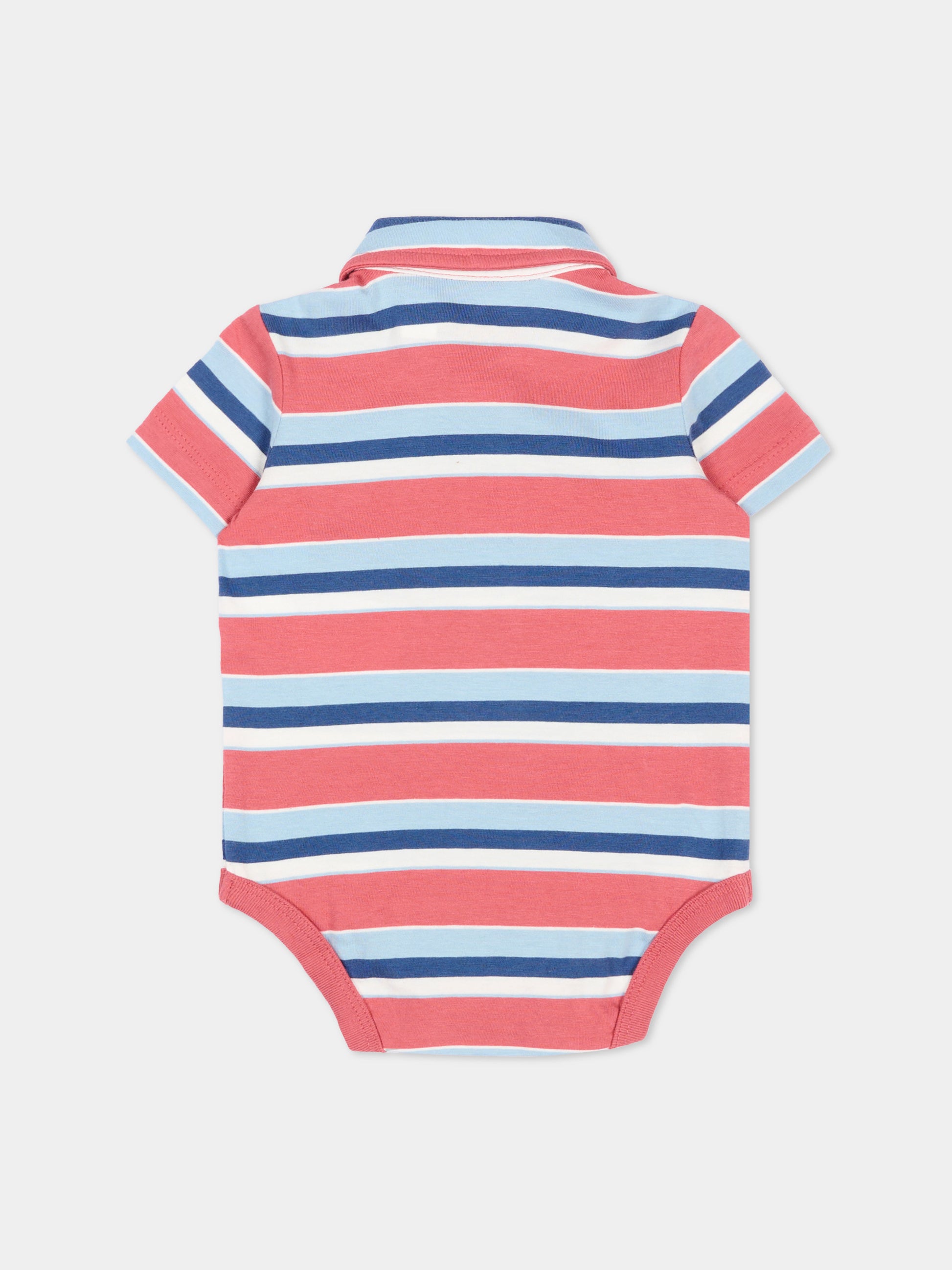 Body multicolor a righe per neonato,Ralph Lauren Kids,B18450001
