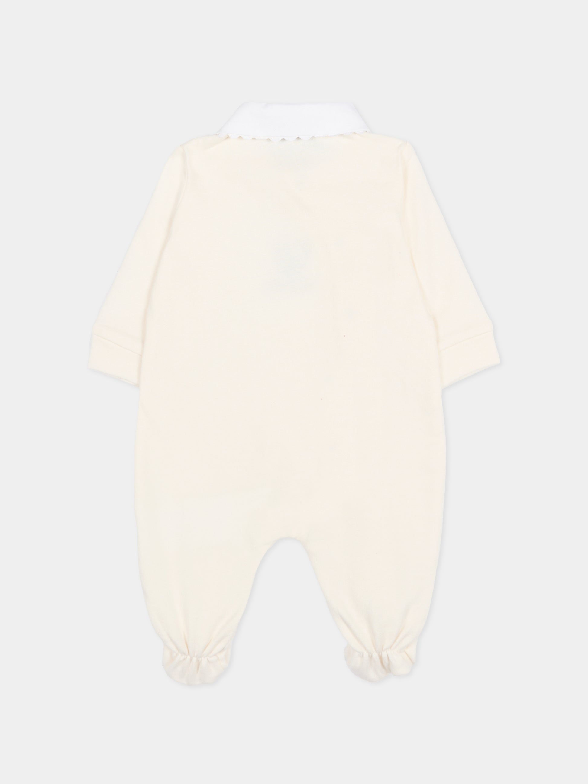 Tutina avorio per neonati con Teddy Bear,Moschino Kids,MUY08N LCA60 10063