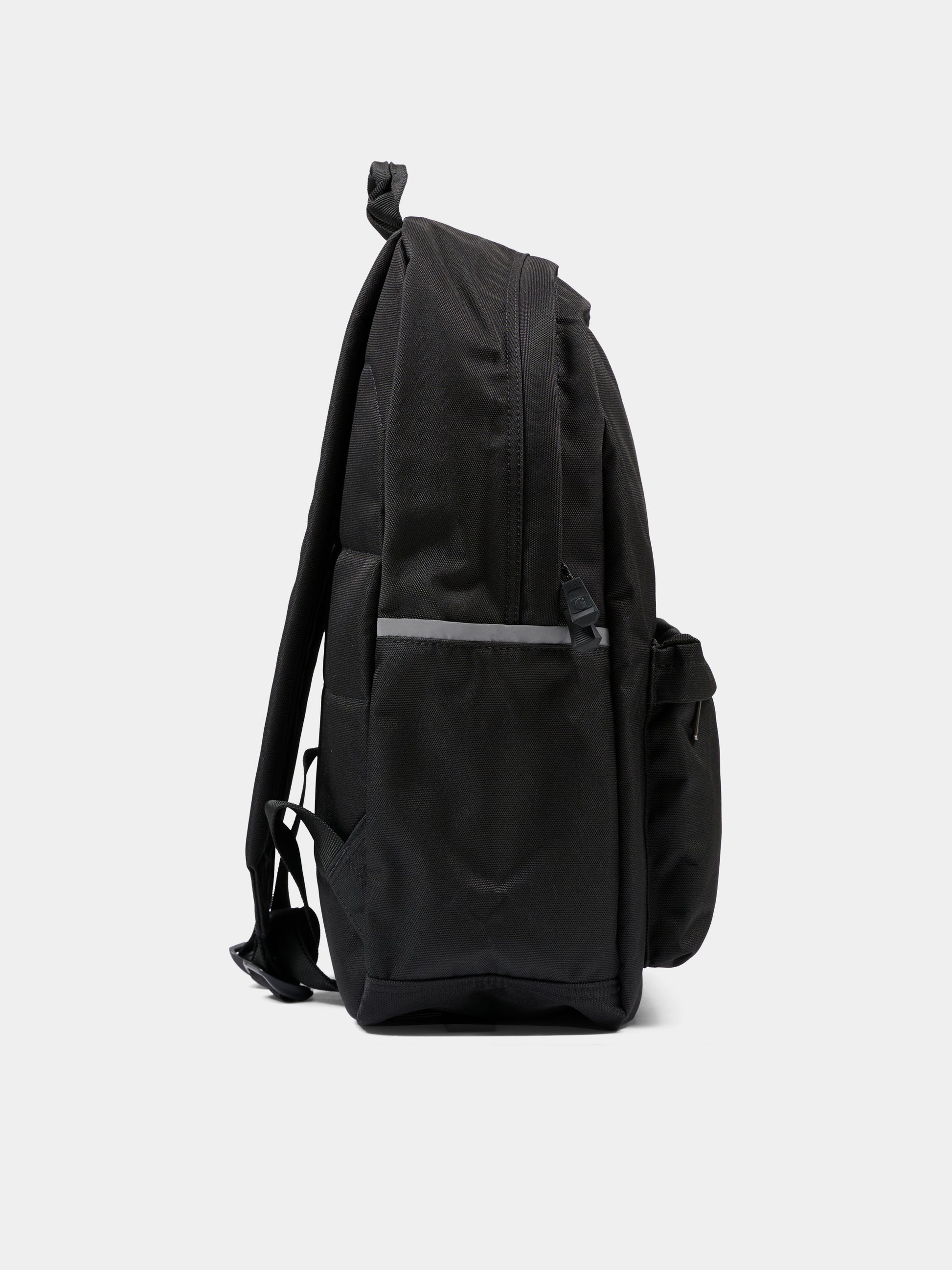 Zaino nero per bambini con logo,Carhartt,0321810 BLACK