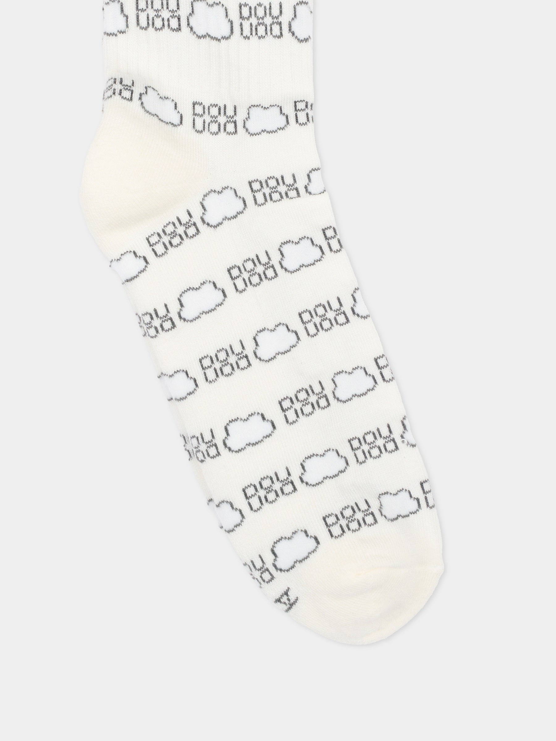 Calze avorio per bambini con nuvole,Douuod X Coccolebimbi,CALZINO DOUUOD X CB