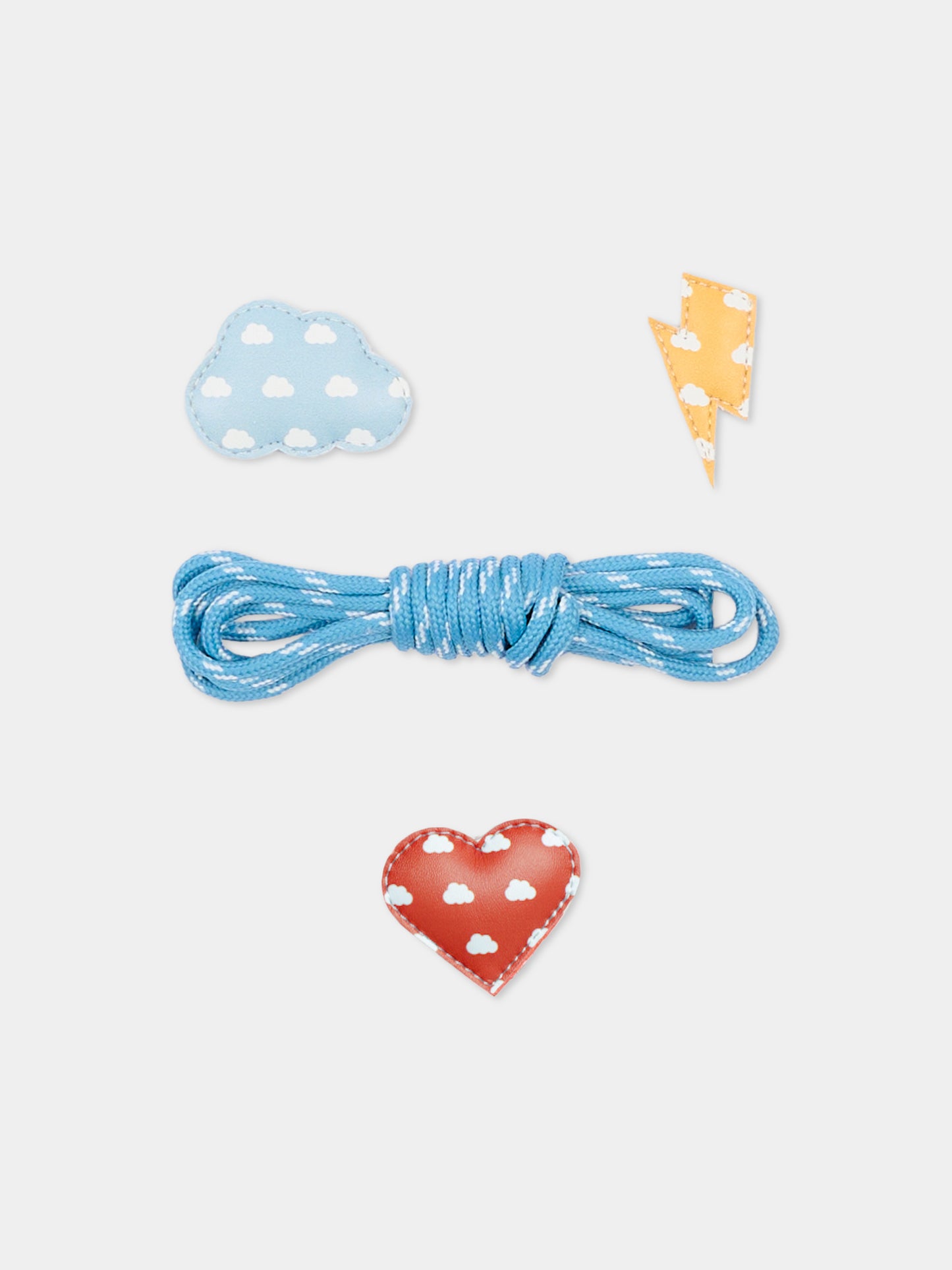 Sneakers avorio per bambini con charms,Douuod Kids X Coccolebimbi,28-GIBA483