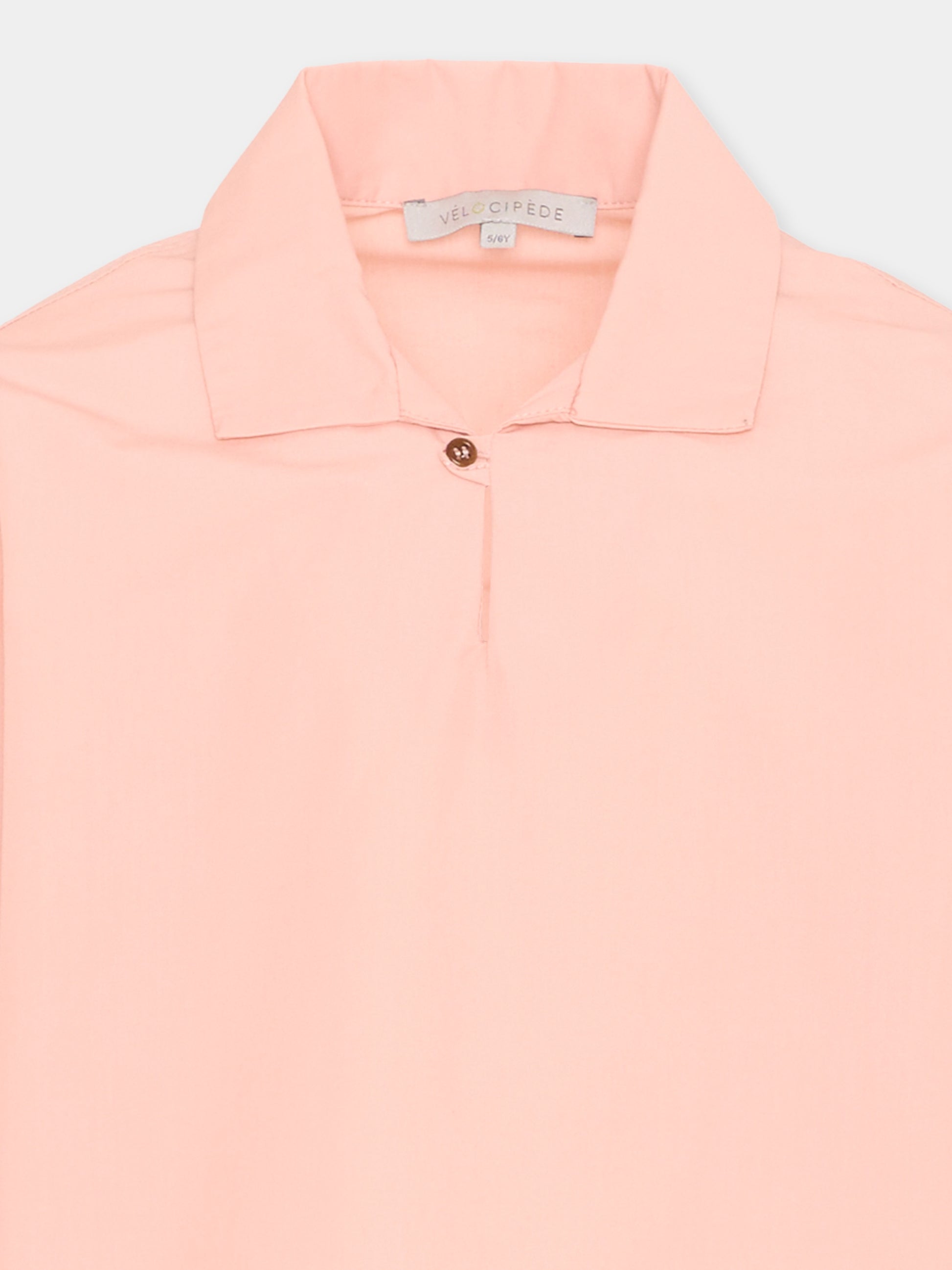 Polo rosa per bambina,Vélocipède,VLC-SS26-SH004 PINK