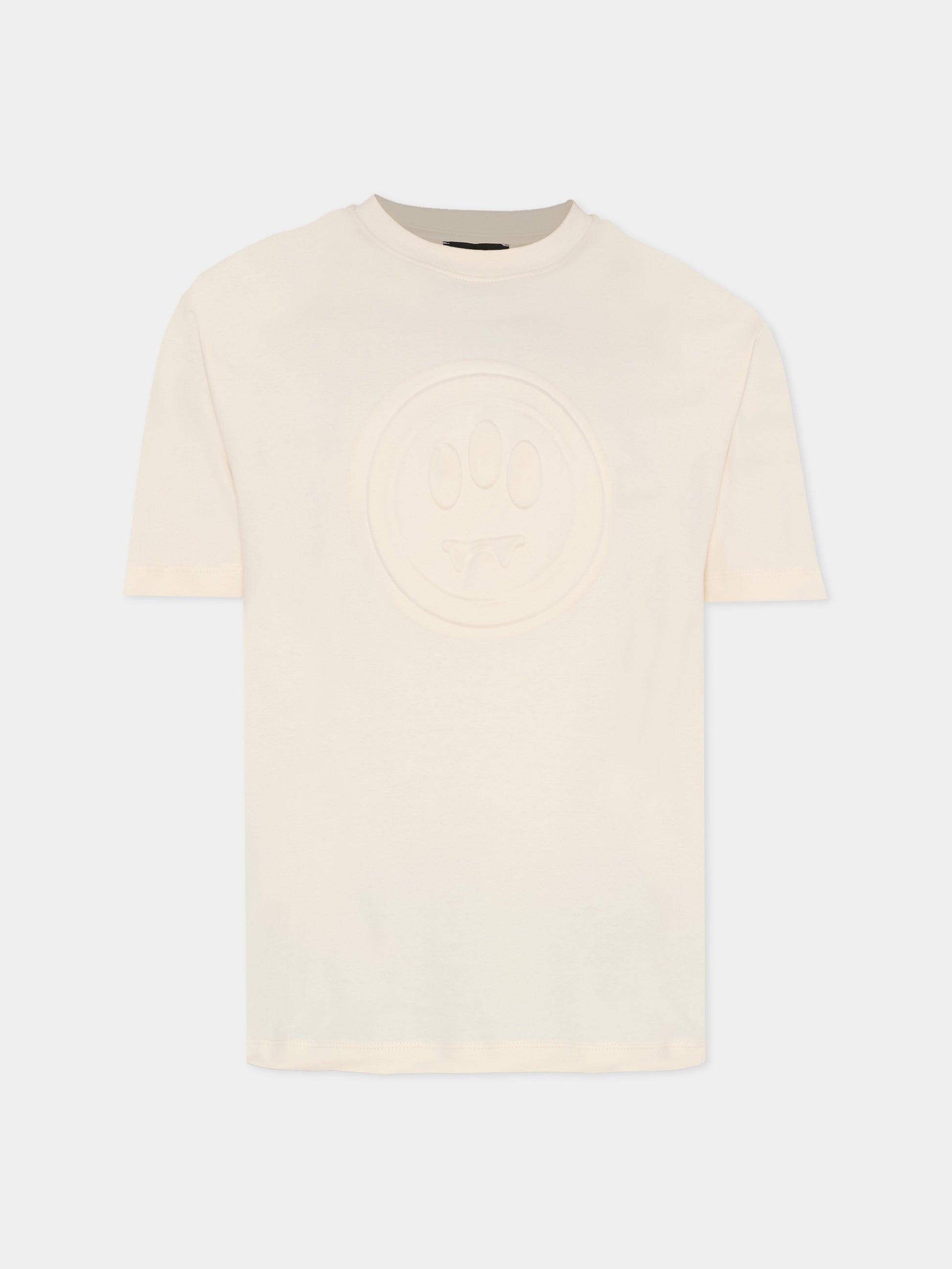 T-shirt avorio per bambini con smile,Barrow,F5BKJUTH041 013