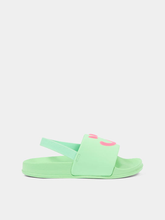 Ciabatte Zhappy verdi per bambina con smile,Molo,7S26U201 5610