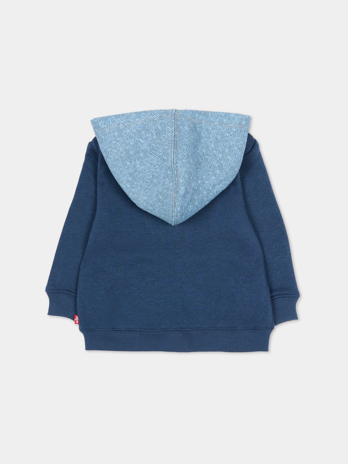 Felpa blu per neonato con logo ricamato,Levi's Kids,6EN725 UF3