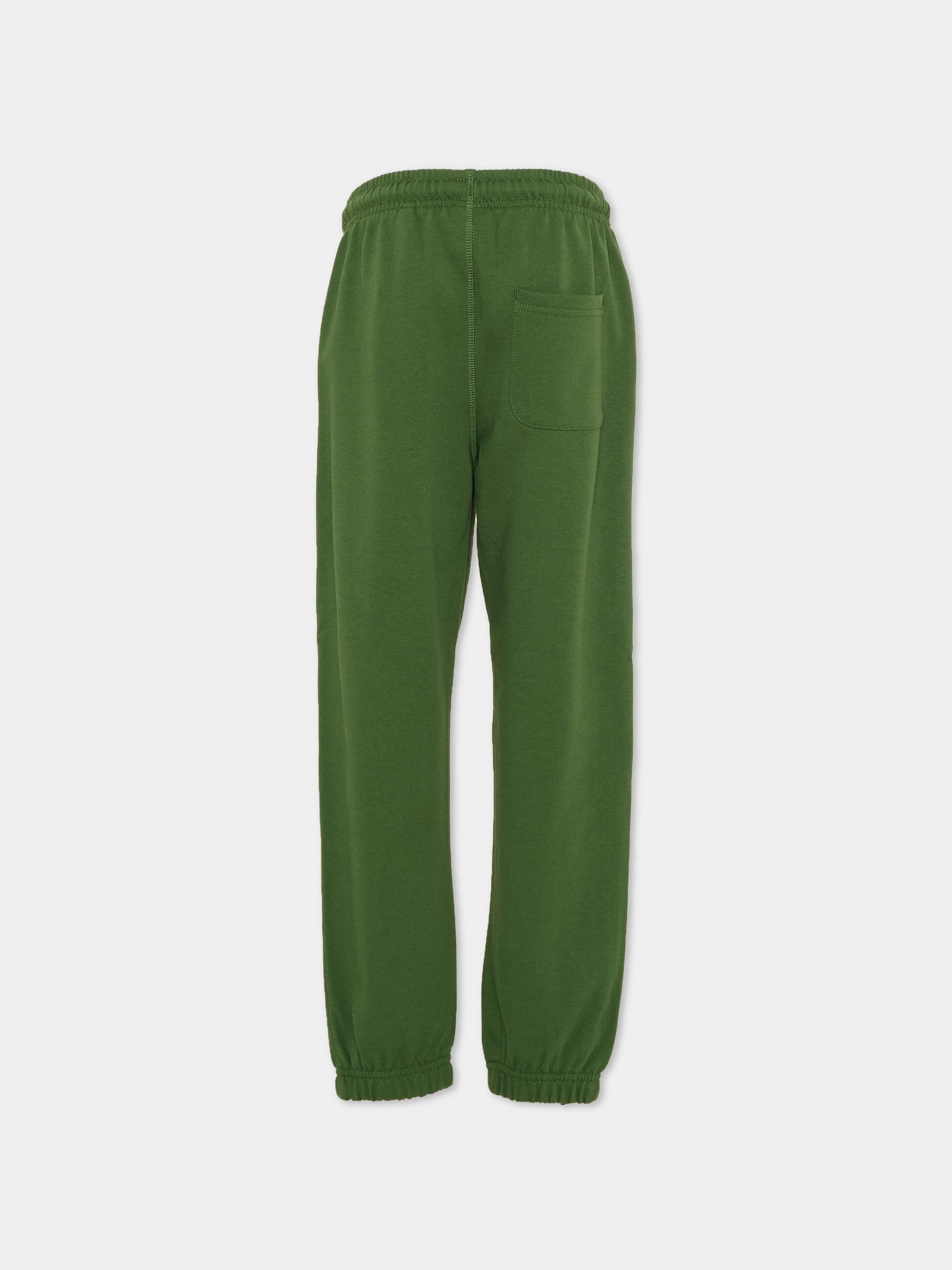 Pantaloni verdi per bambini con logo,New Balance,LAKB0060 DAE