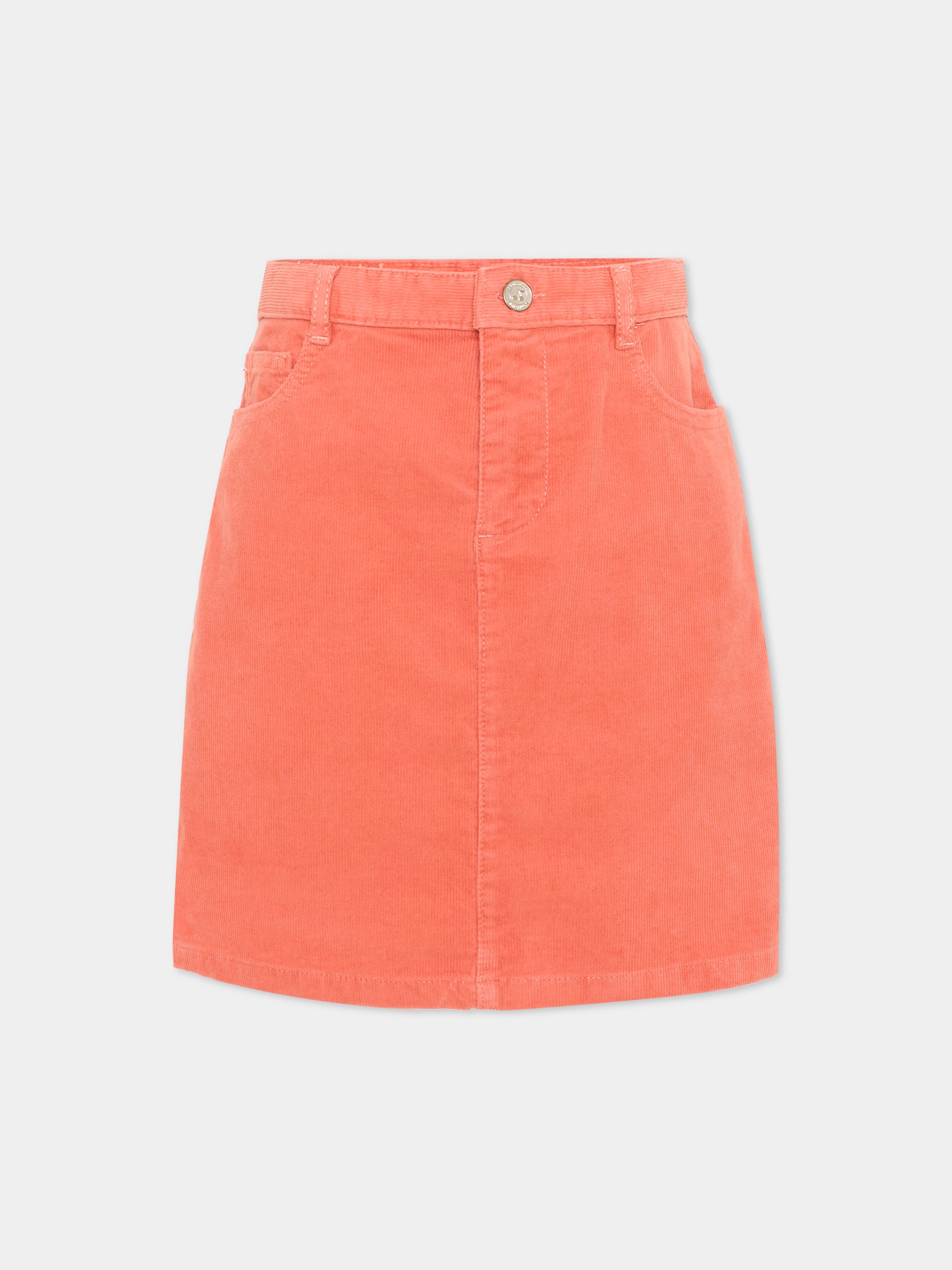 Gonna arancione per bambina,Bonpoint,W06GSKW00001 035C