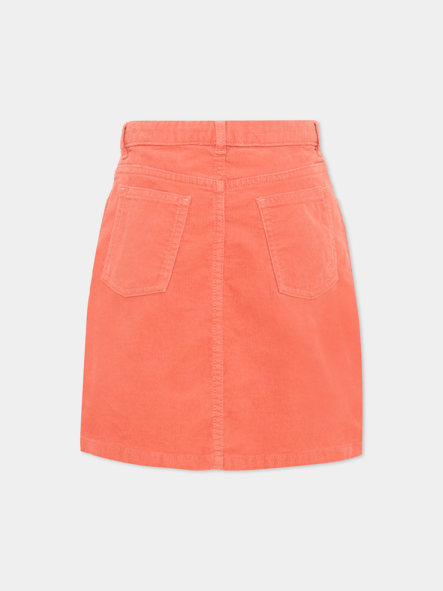 Gonna arancione per bambina,Bonpoint,W06GSKW00001 035C
