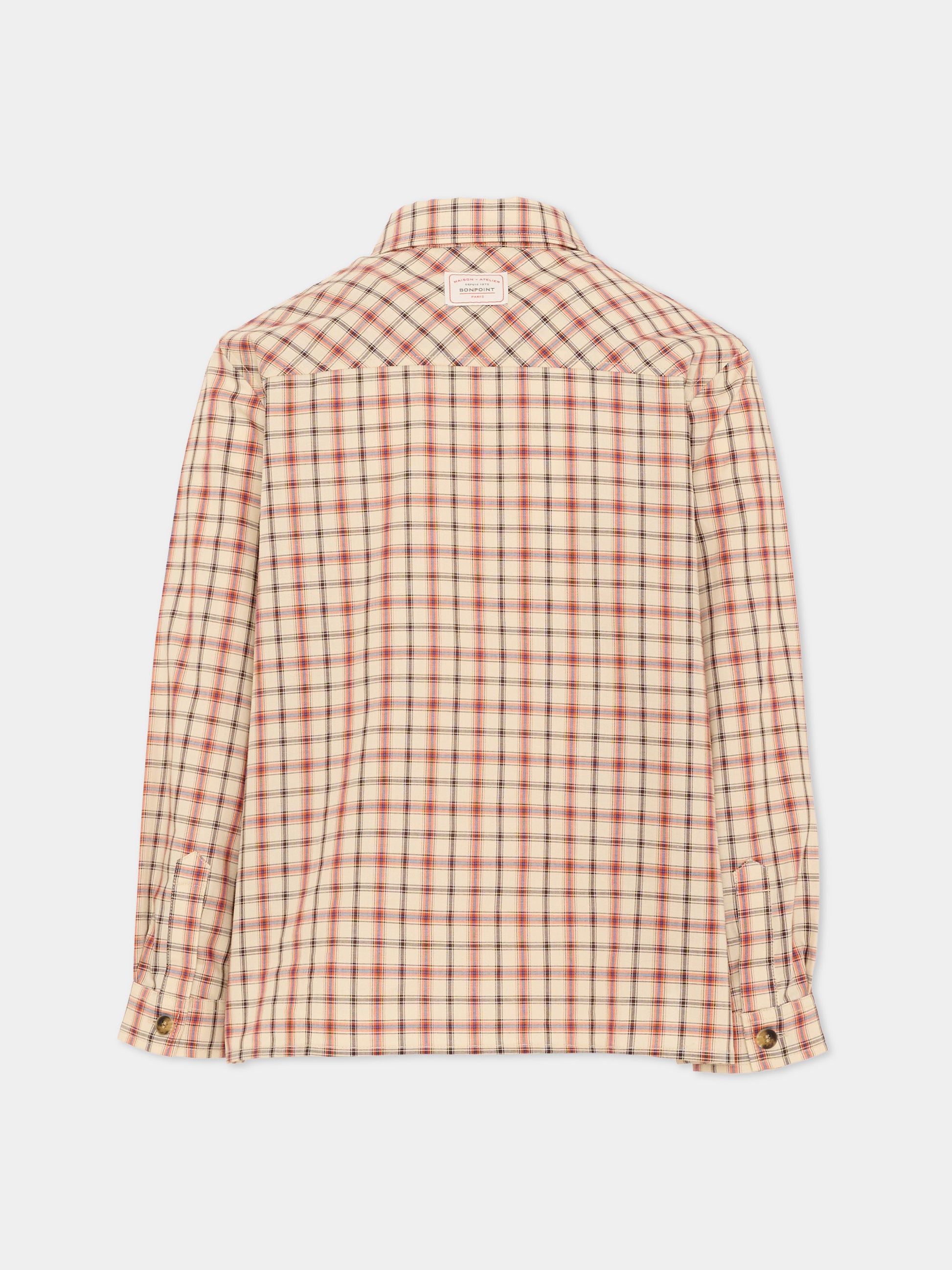 Camicia a quadri per bambino,Bonpoint,W06BSHW00002 360