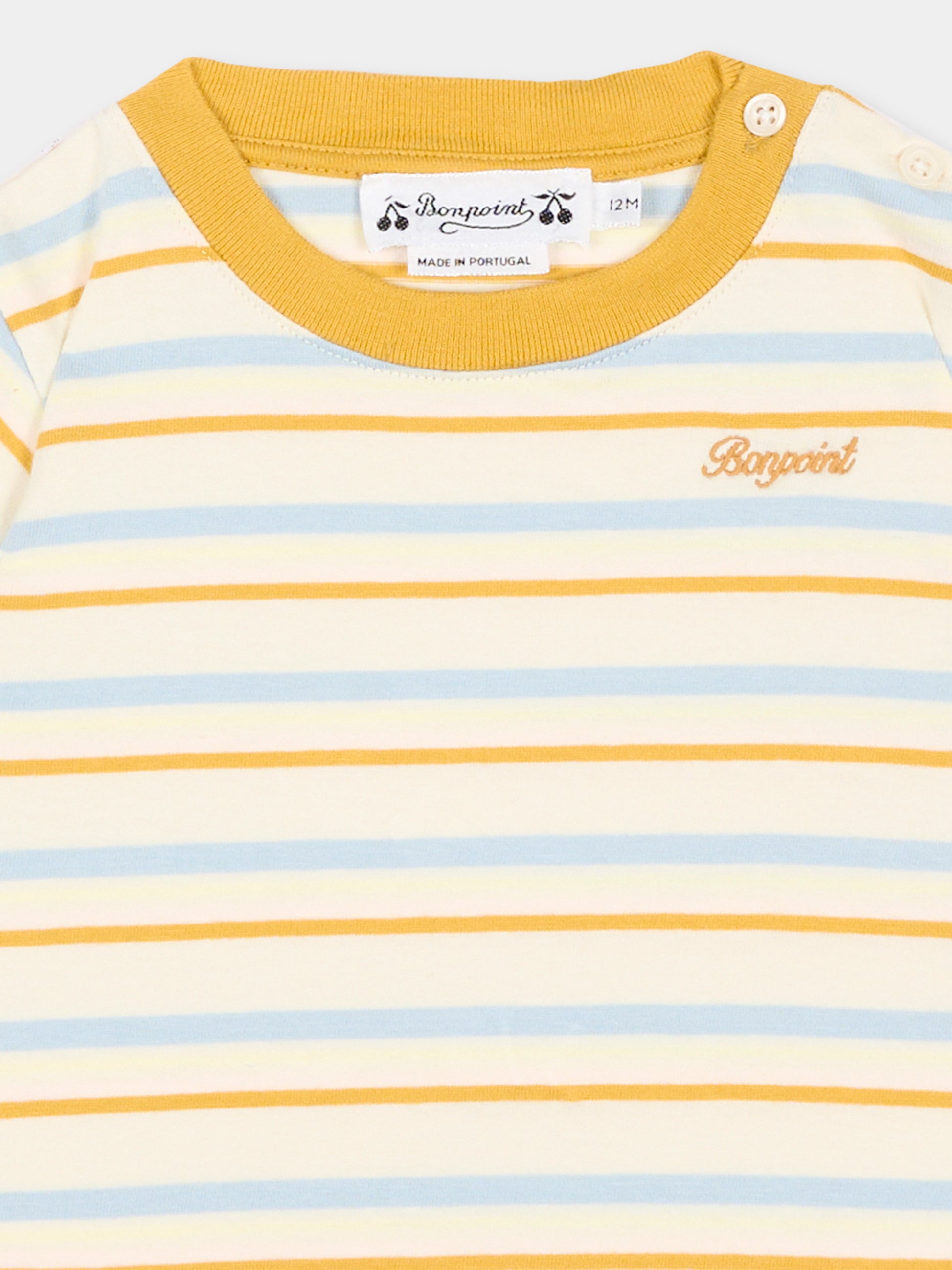 T-Shirt multicolor per neonato,Bonpoint,P06YTSK00001 280A