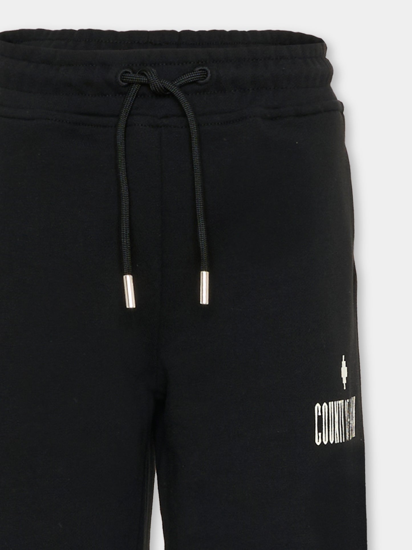 Pantaloni neri per bambino con serpente,County Of Milan Kids,F5CMJBFP044 110