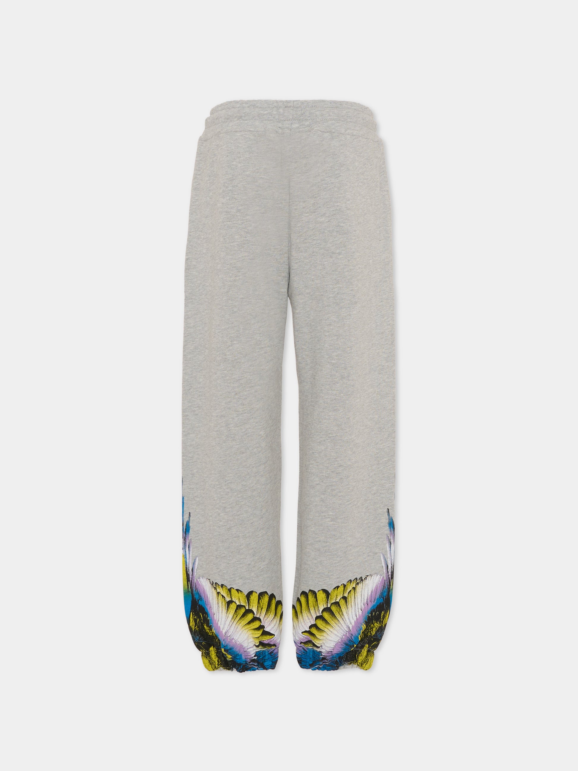 Pantaloni grigi per bambino con ali,County Of Milan Kids,F5CMJBFP067 101