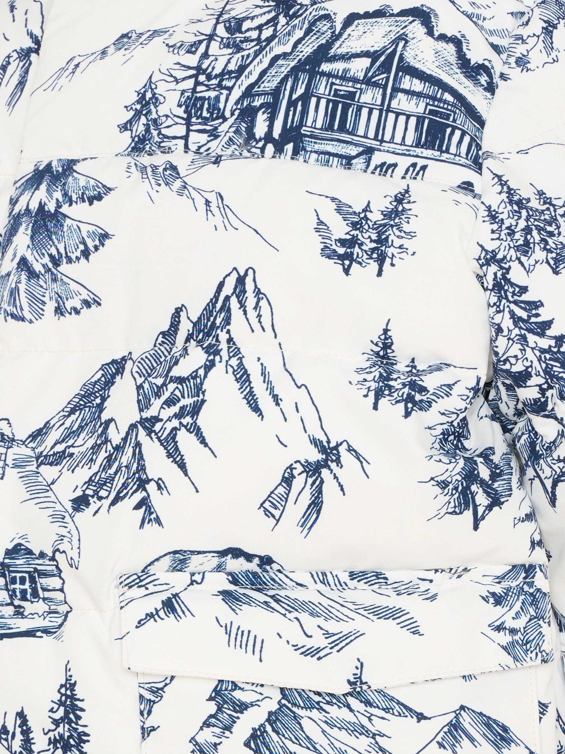 Piumino bianco per bambina con paesaggio,Mc2 Saint Barth,GEN0001 00039E