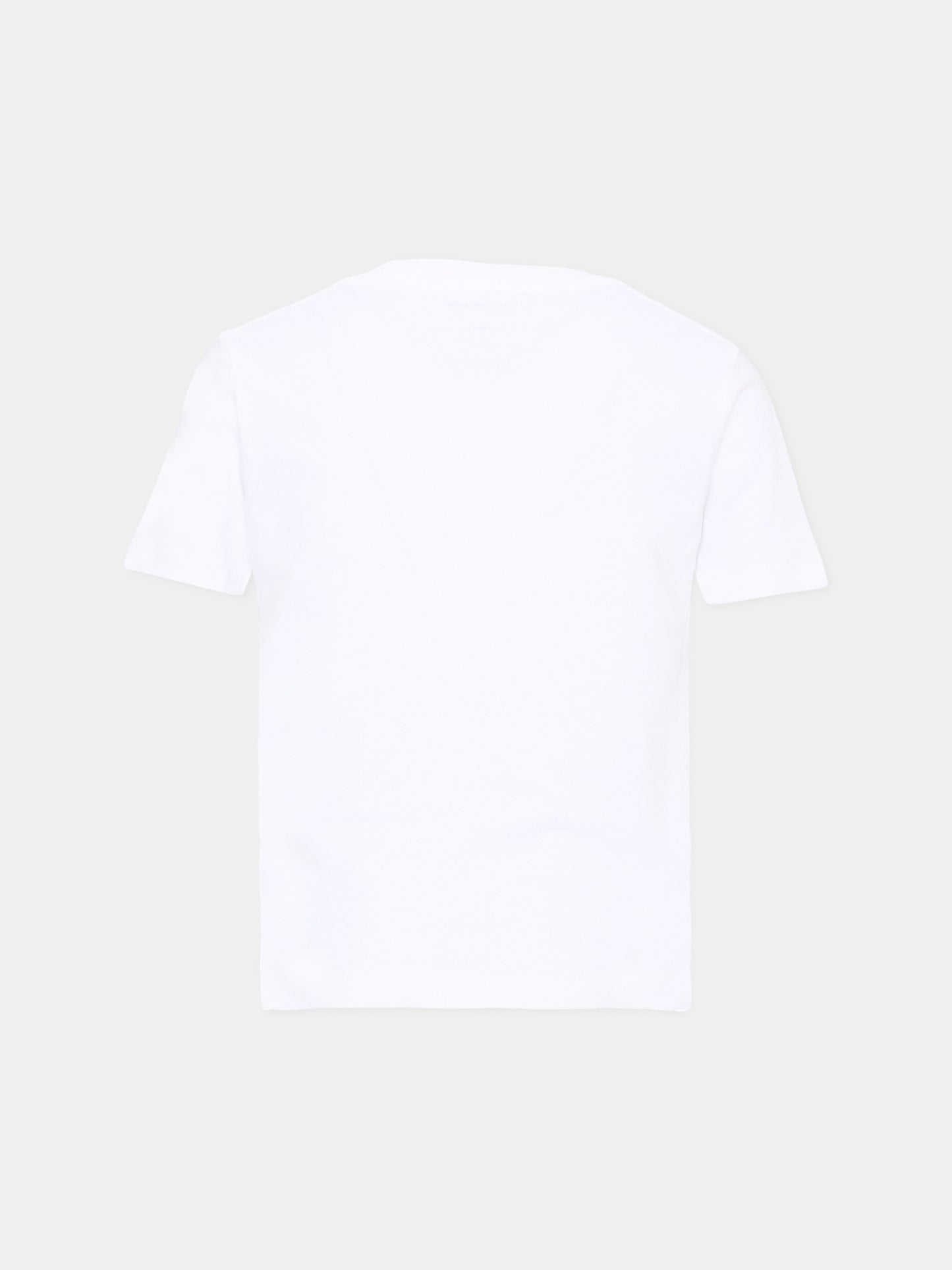 T-Shirt bianca per bambini con logo,Calvin Klein Kids,LV1CKTJA16 YAF
